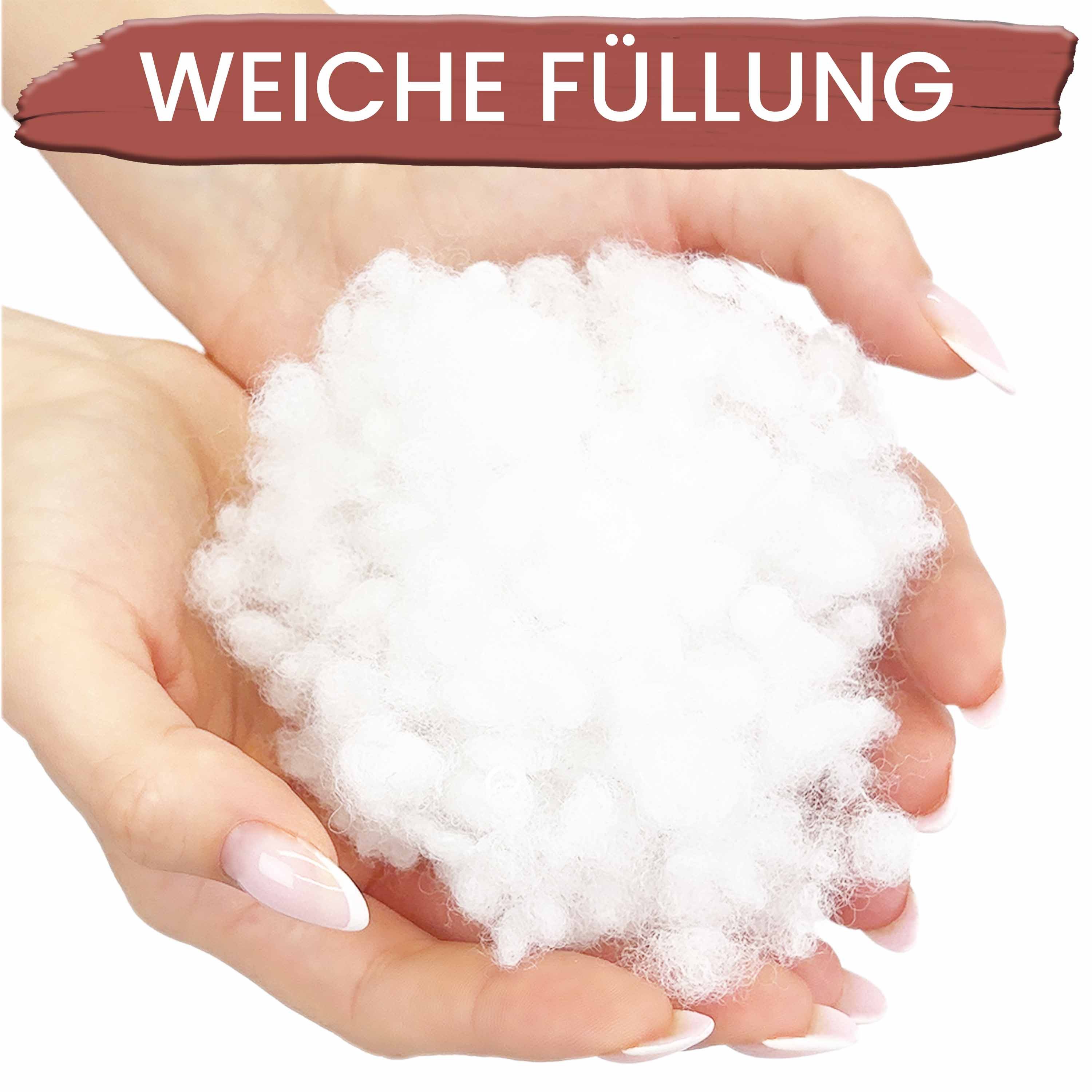 Amilian Dekokissen mit Füllung und Bezug - 2er Set - Zierkissen; Sofakissen - 40x40 cm, (2 Stück), Dekokissen mit Inlett - Couchkissen mit Kissenfüllung