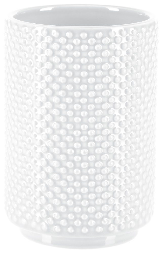 spirella Badaccessoire-Set Spirella Zahnputzbecher Zahnbürstenhalter "Mero" 8x8x11,5 cm