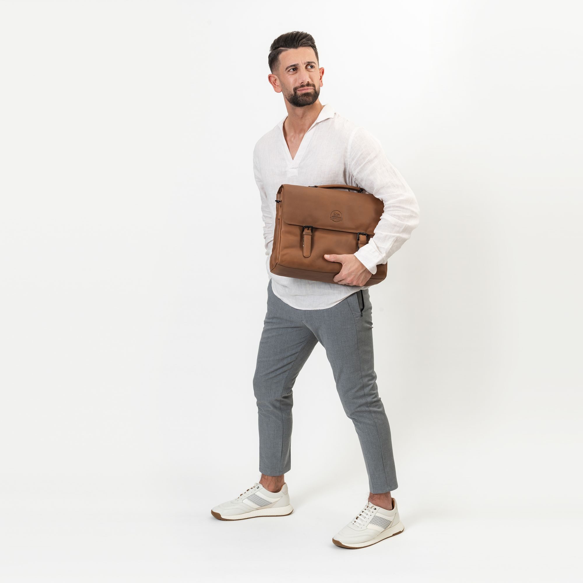 Farmhood Aktentasche Nashville, Leder günstig online kaufen