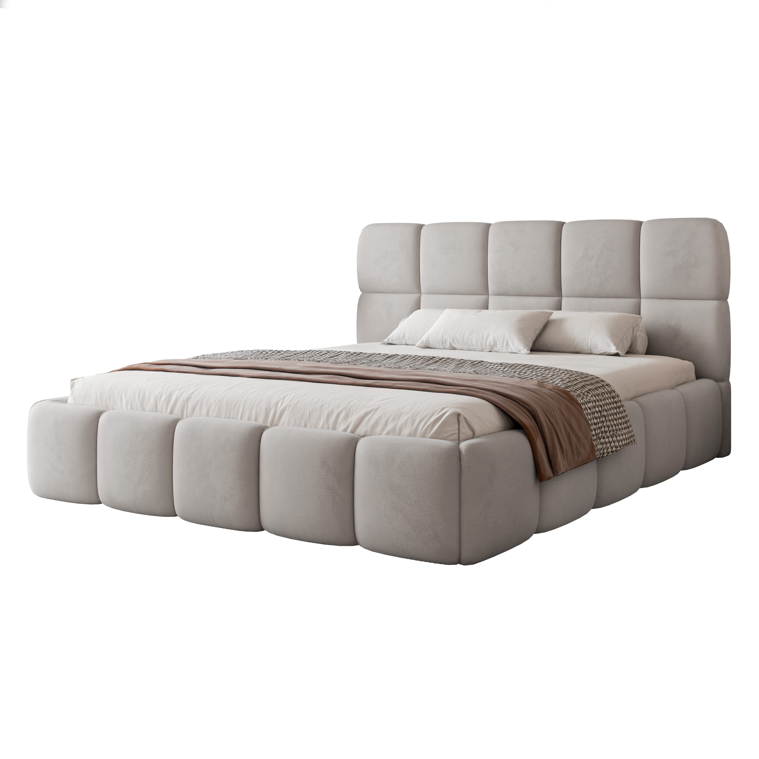 yourhouse24 Polsterbett Cloud Doppelbett Bettgestell Lattenrost günstig online kaufen