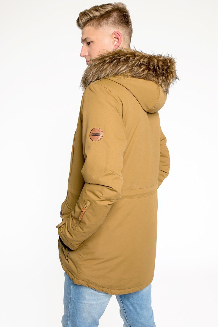 CNSRD Funktionsparka TRAVIS PARKA CS MEN mit hochschließendem Kragen und Kapuze