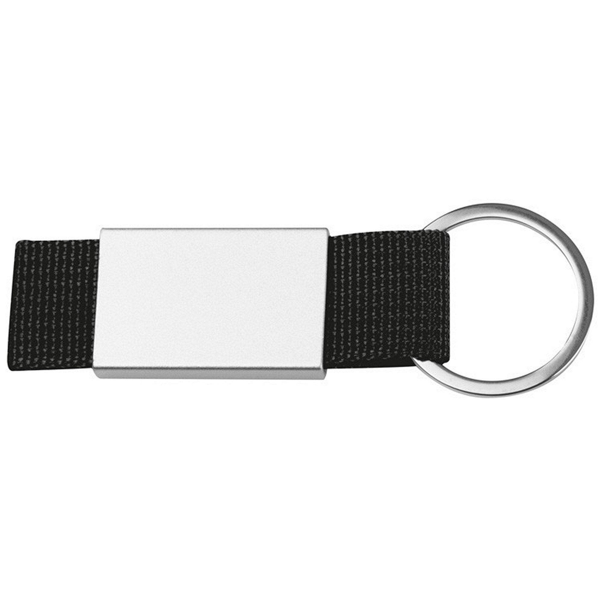 Livepac Office Schlüsselanhänger Schlüsselanhänger mit schwarzen Stoffbändchen