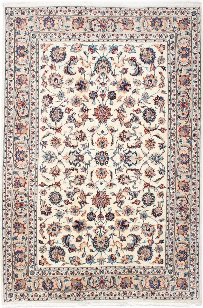 Orientteppich Mashhad 197x301 Handgeknüpfter Nain Trading, rechteckig, Höhe: 12 Orientteppich Perserteppich, / mm