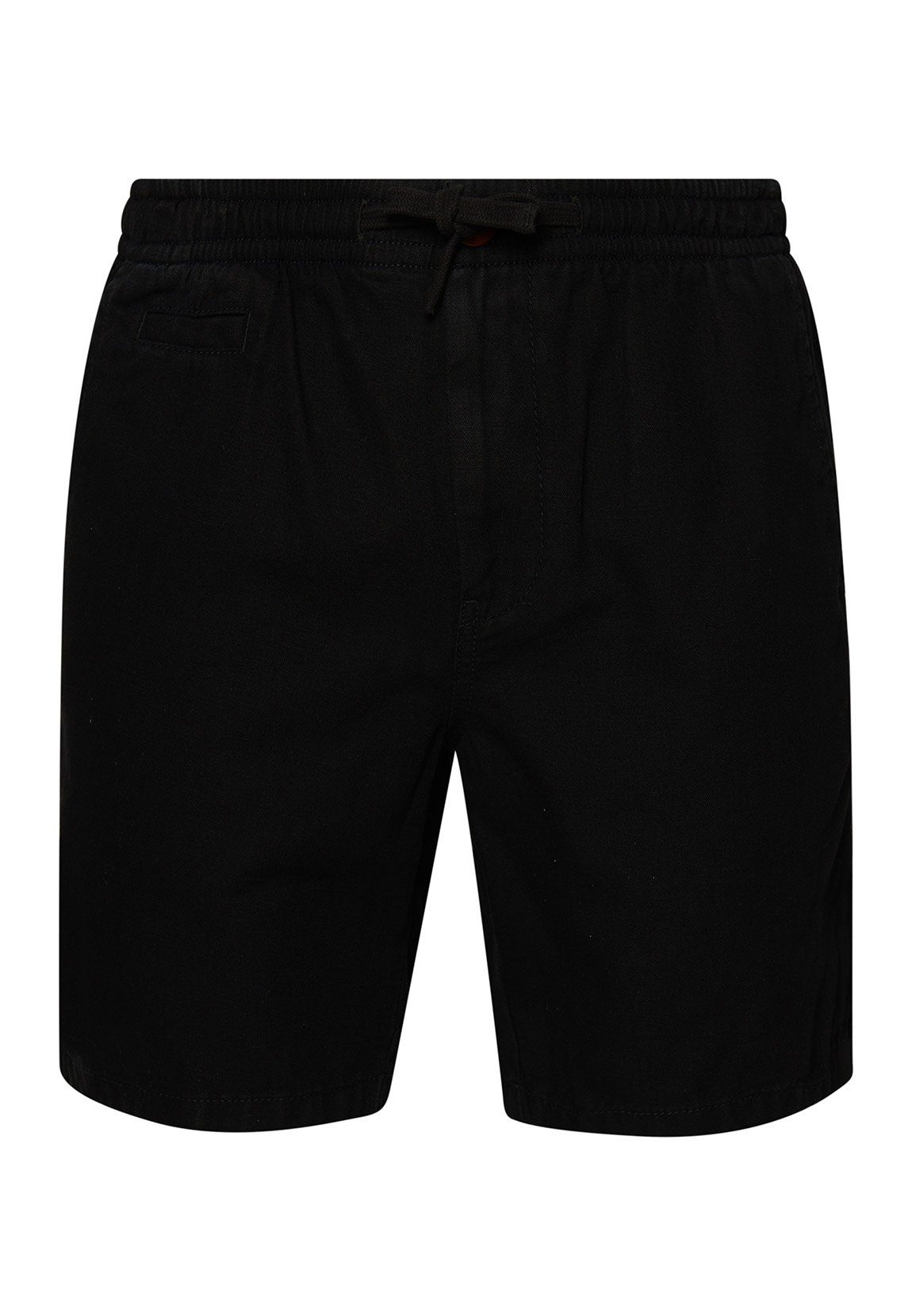 Superdry Sporthose Superdry Herren Shorts VINTAGE OVERDYED SHORT Black Schwarz