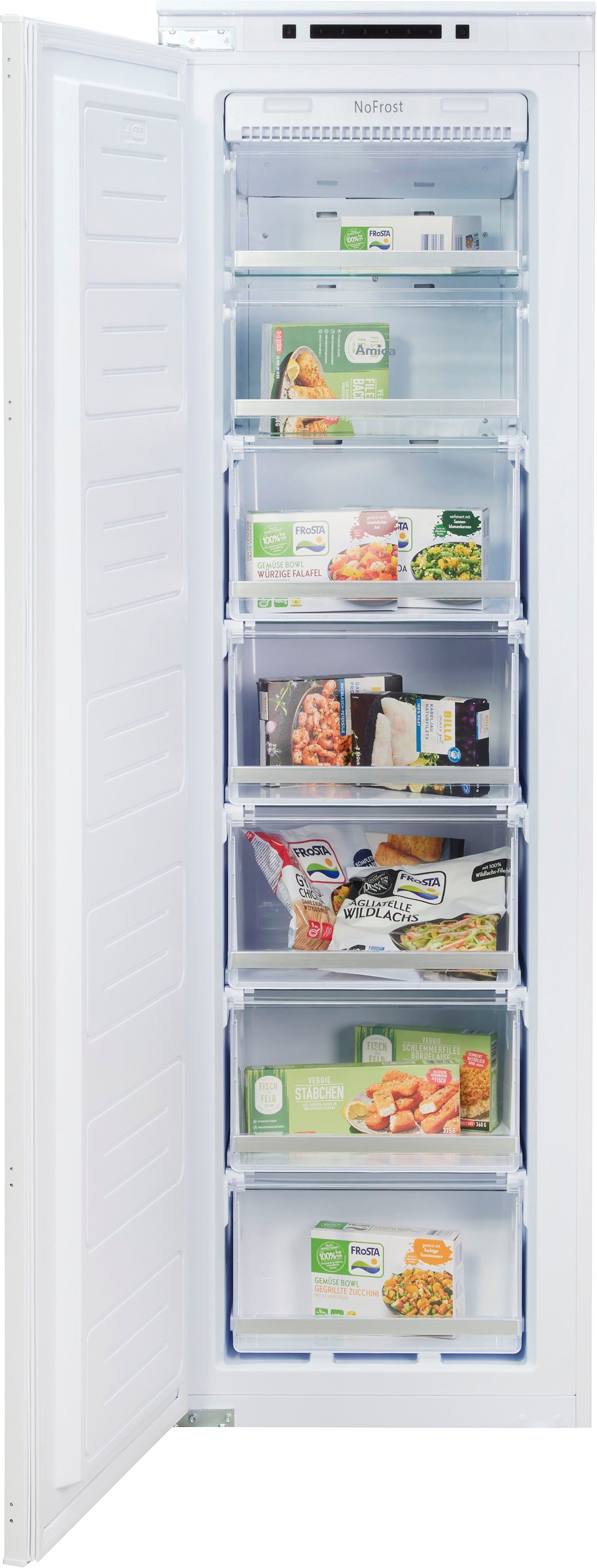 Amica Einbaugefrierschrank ABN6202 / EGSS 327 250, 176,9 cm hoch, 54 cm breit