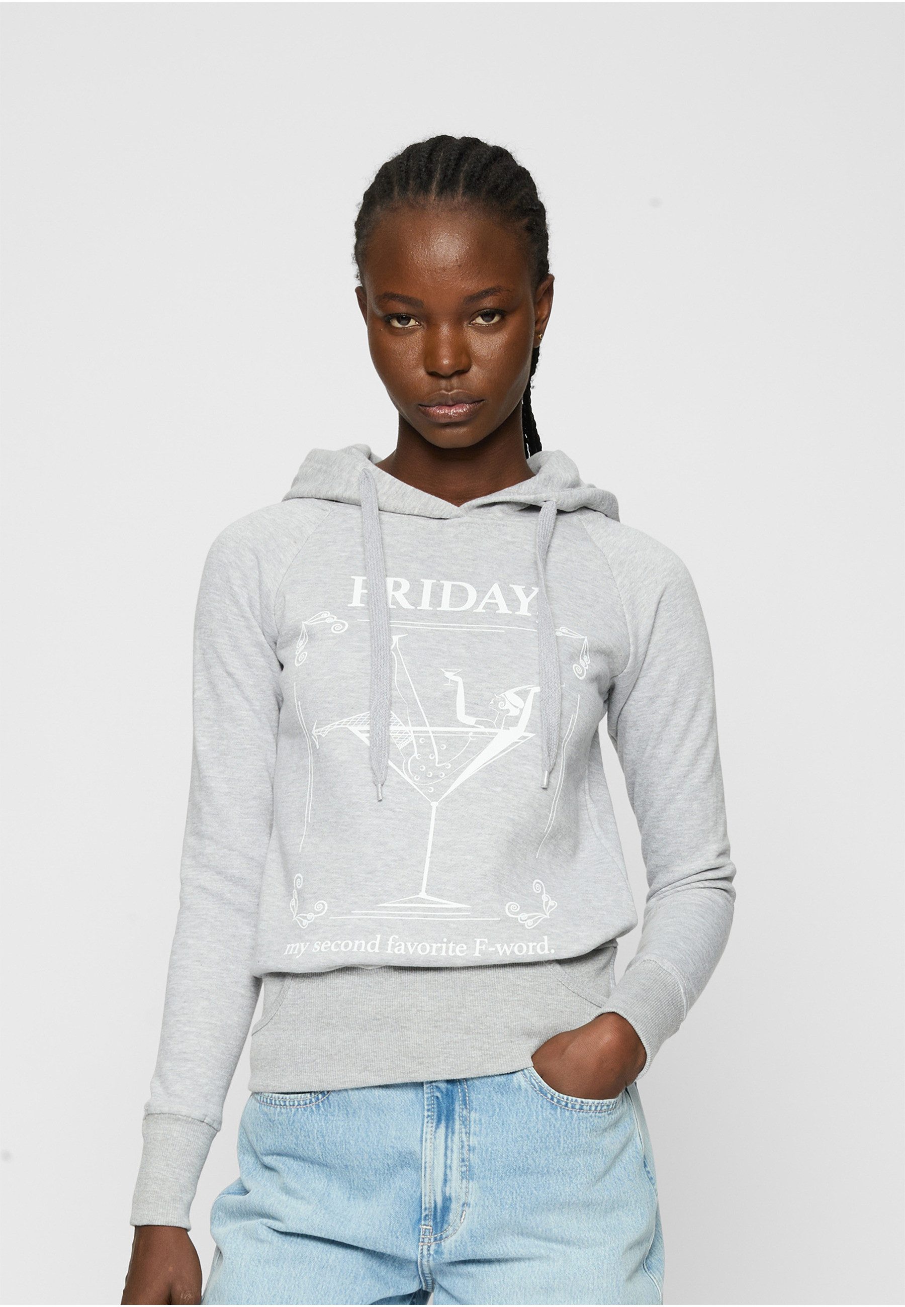 MisterTee Sweatshirt MisterTee Damen Ladies F-Word Hoody (1-tlg)
