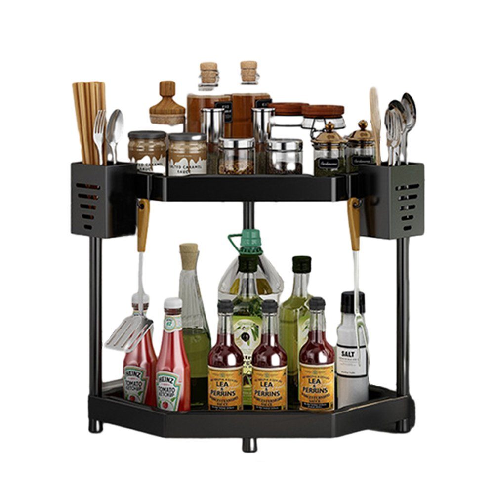 NUODWELL Gewürzregal Kücheregal Ecke Stehgestell,2/3/4 etage günstig online kaufen
