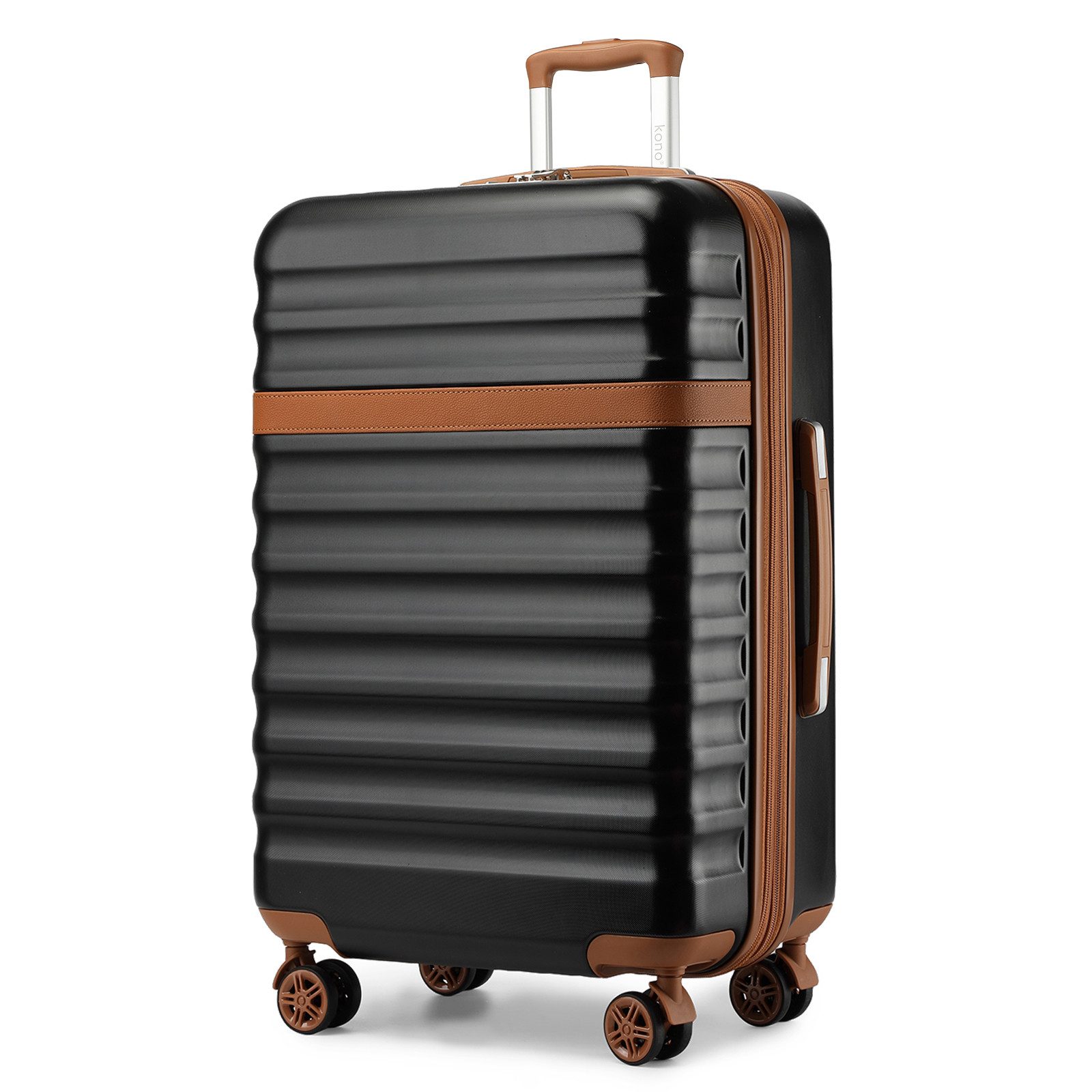KONO Trolley Handgepäck Koffer Reisekoffer von ABS+PC Hartschalenkoffer