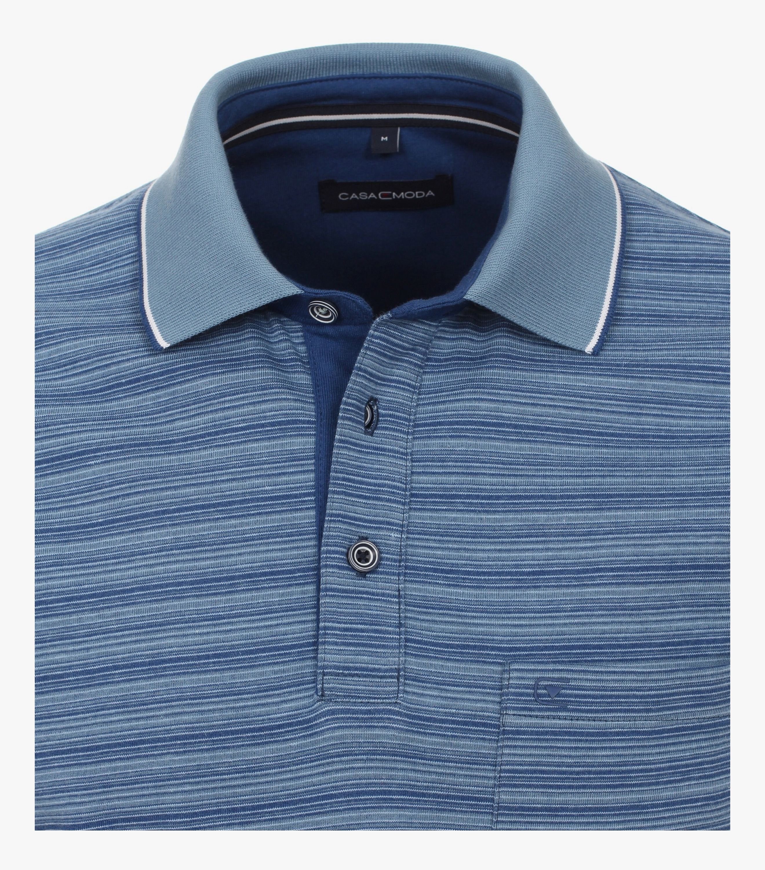 923876700 100 Baumwolle CASAMODA Hellblau 104 Normale % Passform, Poloshirt