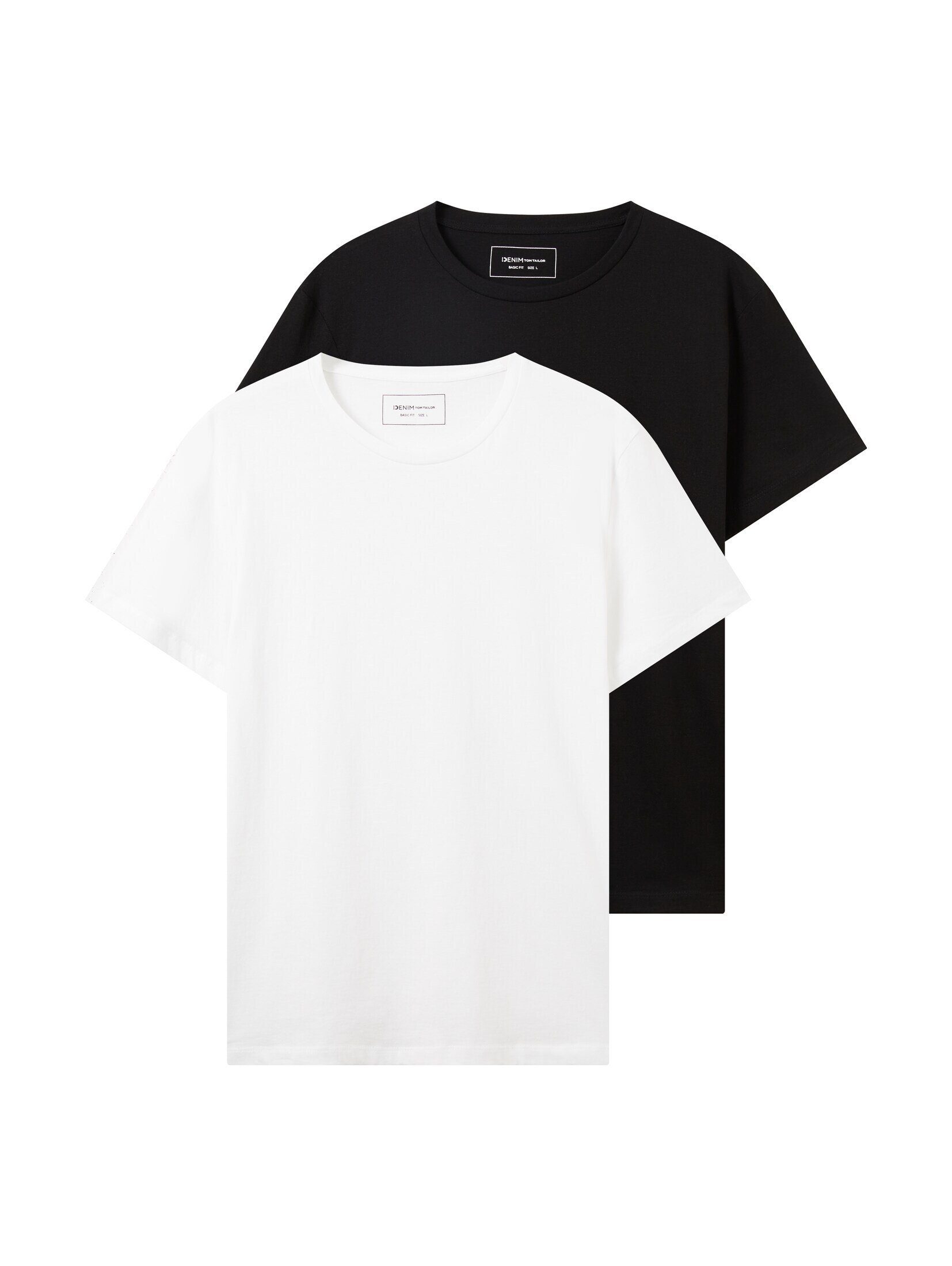 TOM TAILOR Denim Doppelpack T-Shirts White T-Shirt im
