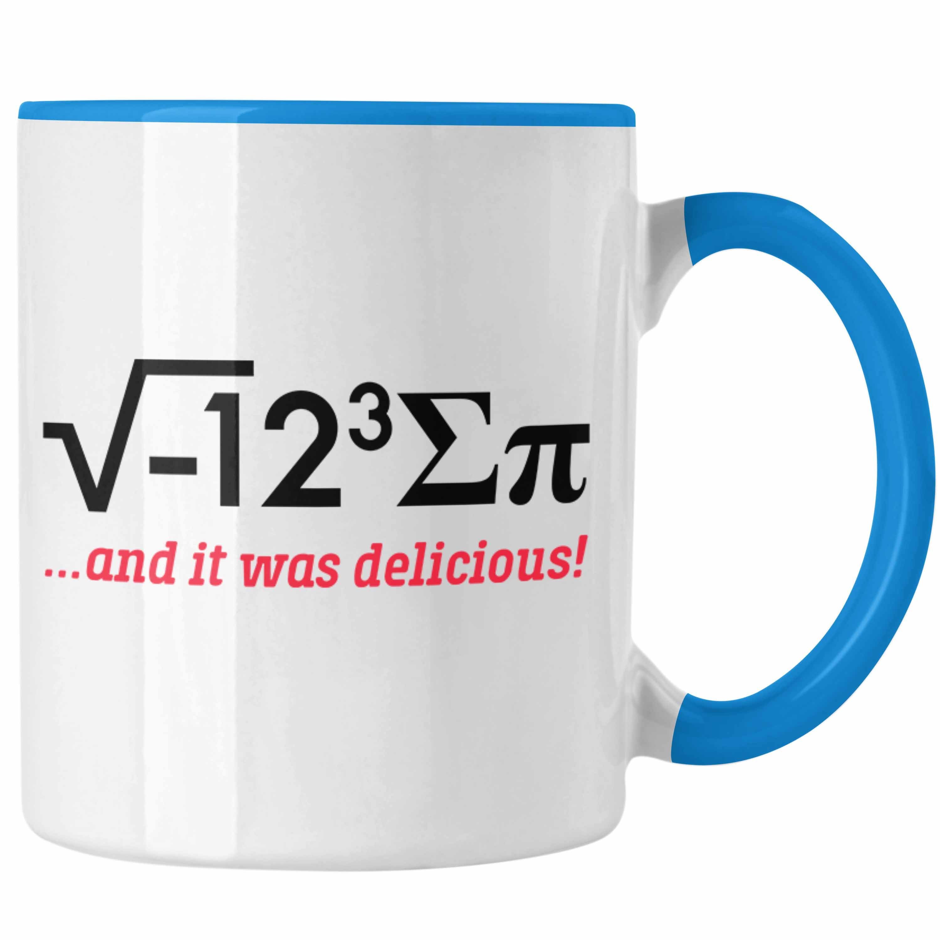 Mathestudenten Trendation Blau Some Ate Geschen Tasse Tasse I Geschen Pie Witze Mathematiker