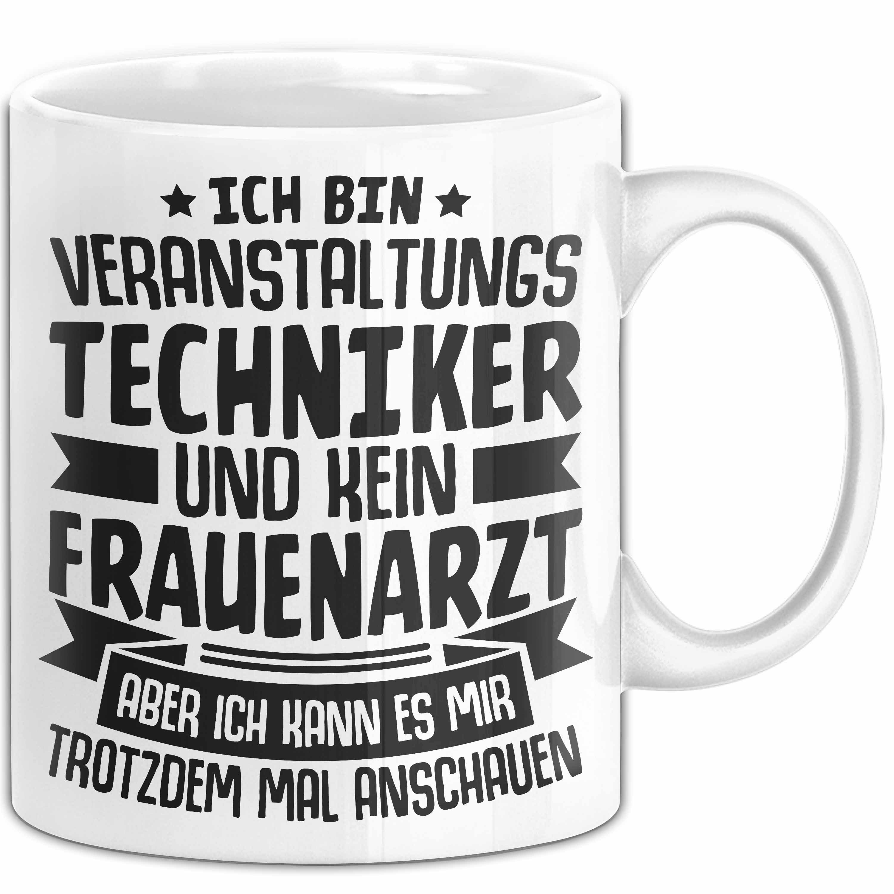 Tasse Veranstaltungstechniker Tontechniker Lichtechniker Geschenk Tasse Gesc