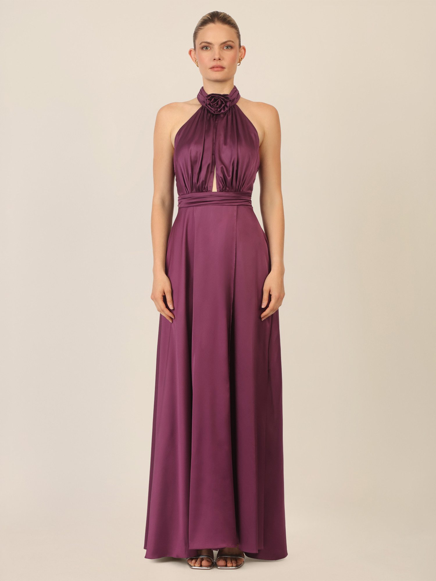 Apart Abendkleid mit Neckholder und Drapierung günstig online kaufen