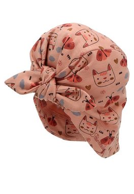 Sterntaler® Schirmmütze Knotenmütze (1-St., Beanie Baby UV-Schutz 50+ idealer Sonnenschutz für den Sommer) Baby Mütze mit Knoten aus Jersey mit süßen Motiven