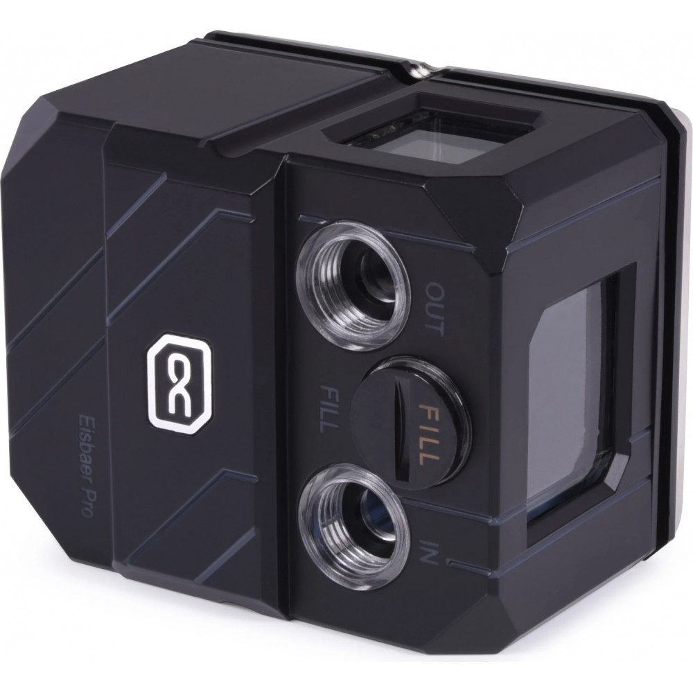 AlphaCool Wasserkühlung Eisbaer Pro Aurora Solo Digital RGB - CPU Wasserkühler - schwarz