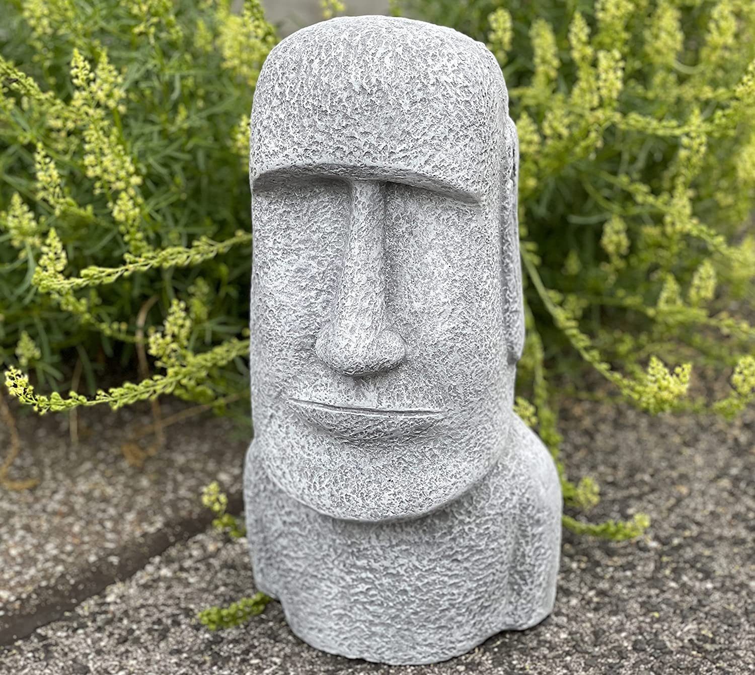 Stone and Style Gartenfigur Moai Figur Steinfigur