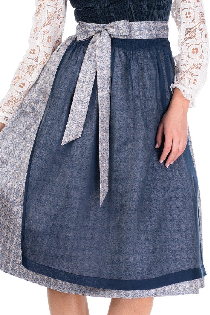 Spieth & Wensky Dirndl Cord Dirndl 2tlg. - HILDOR - dunkelblau – Bild 3 von 5