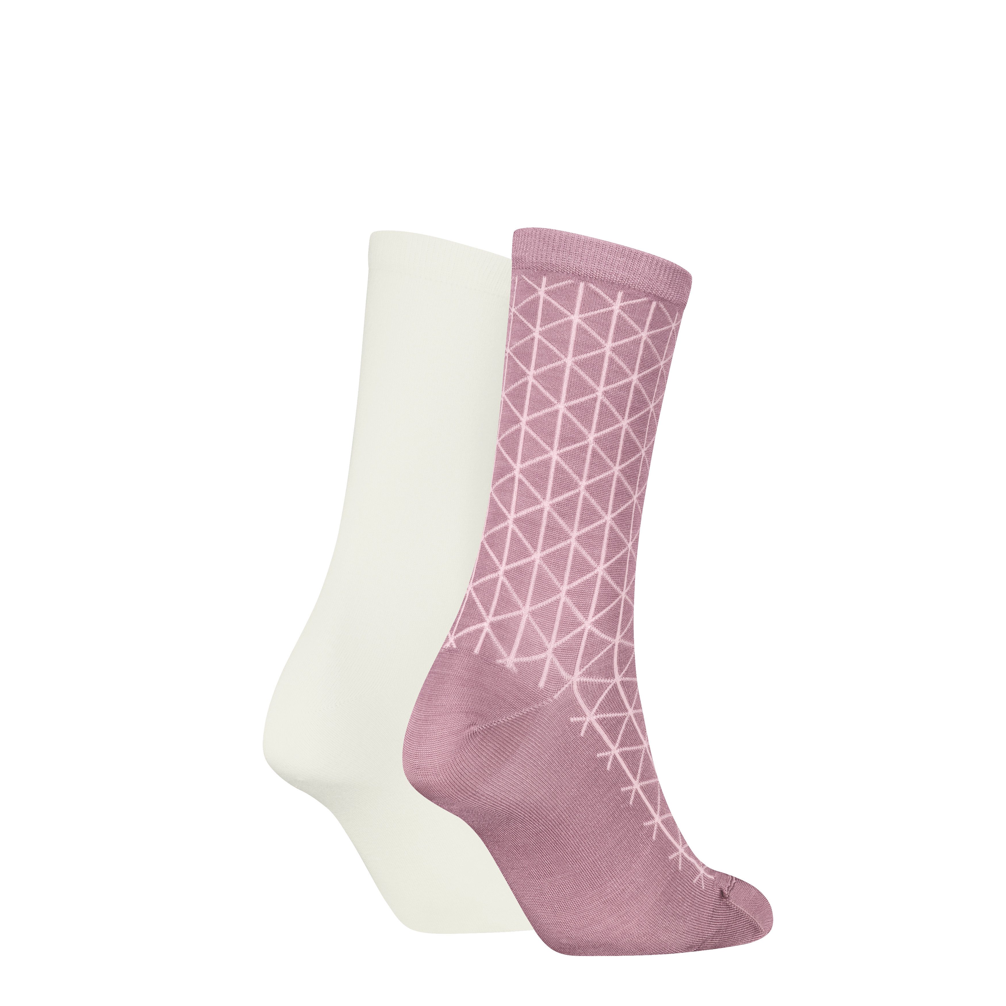 Calvin Klein Socken CK WOMEN SOCK 2P DROPNEEDLE PATTERN (2 Paar)