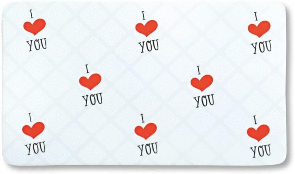 KESPER® Frühstücksbrett Dekor-Frühstücksbrettchen Motiv I LOVE YOU, (1-St)