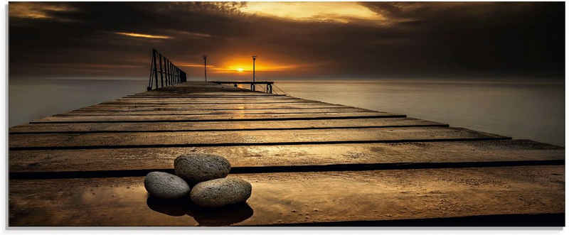 Artland Glasbild »Sonnenaufgang am Schwarzen Meer«, Sonnenaufgang & -untergang (1 St)