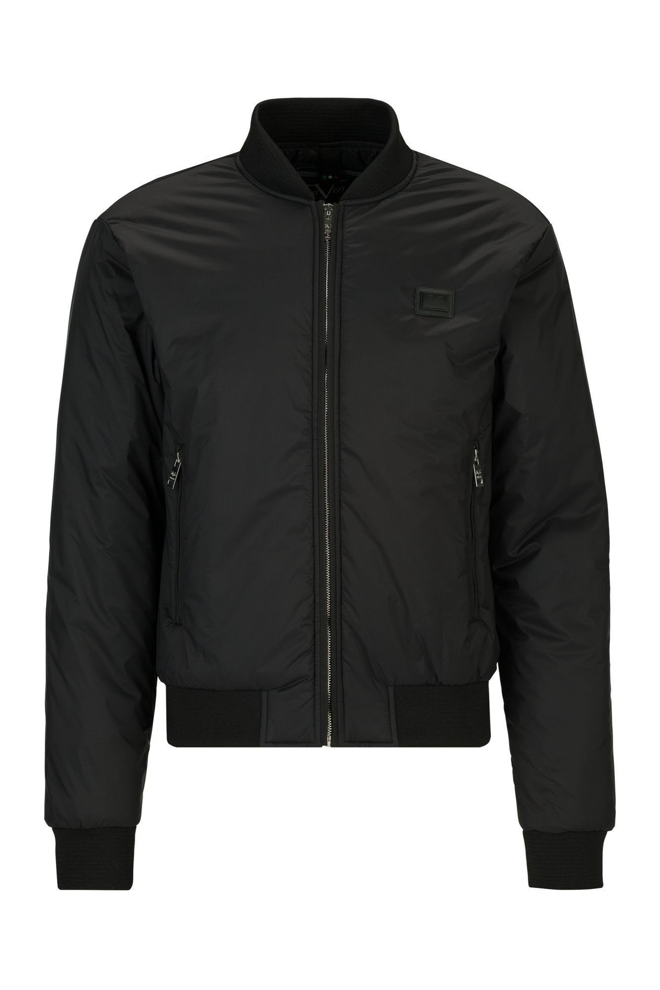 Outdoorjacke - Bomberjacke Herren - schwarze Winterjacke - JACKET