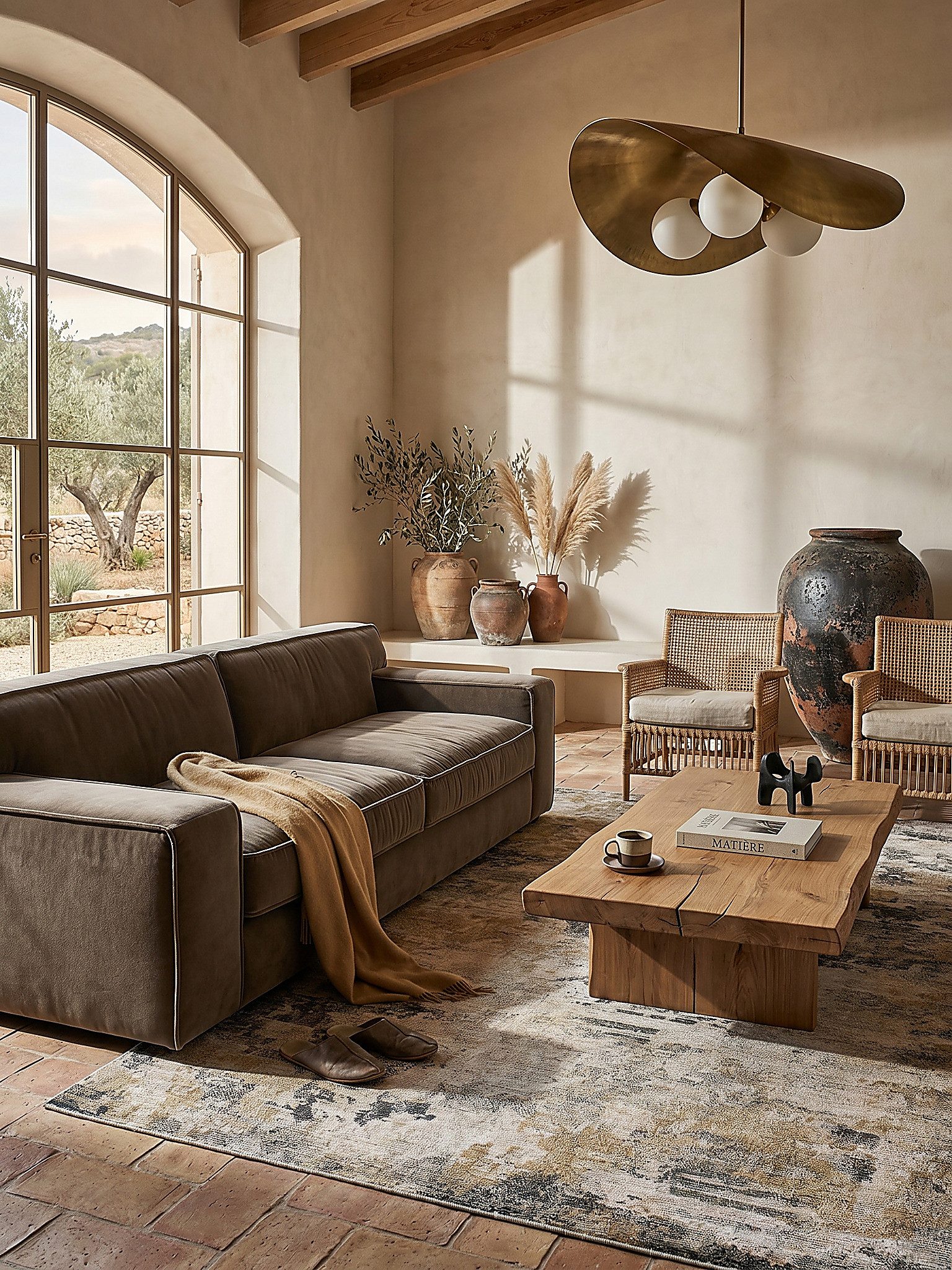 KADIMA DESIGN Teppich HURST Teppich waschbar abstrakt modern zeitlos 115x170 Gelb-Natur, Rechteckig, Höhe: 4 mm, 100% Polyester, maschinenwaschbar, Flachgewebe (ohne Flor), farbecht