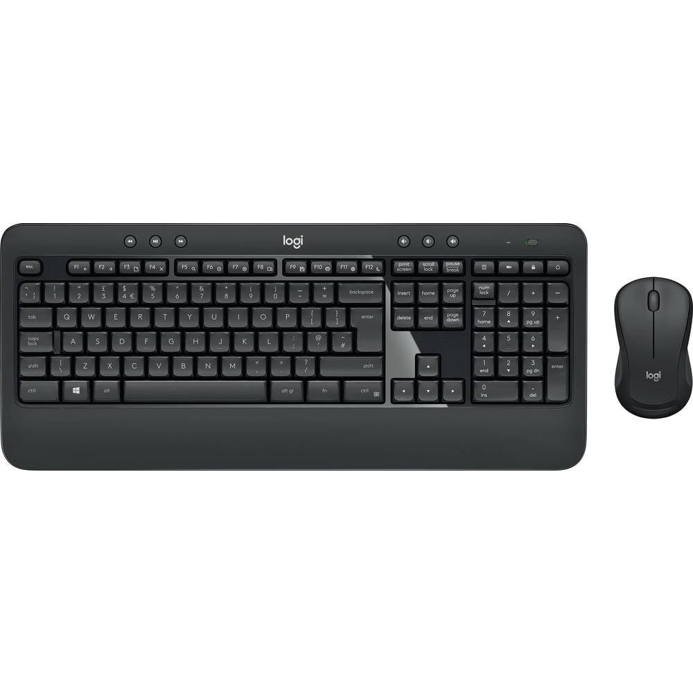 Logitech Funk Tastatur und Maus-Set, Handballenauflage, QWERTZ 920-008675 Tastatur- und Maus-Set, Handballenauflage – Bild 5 von 5
