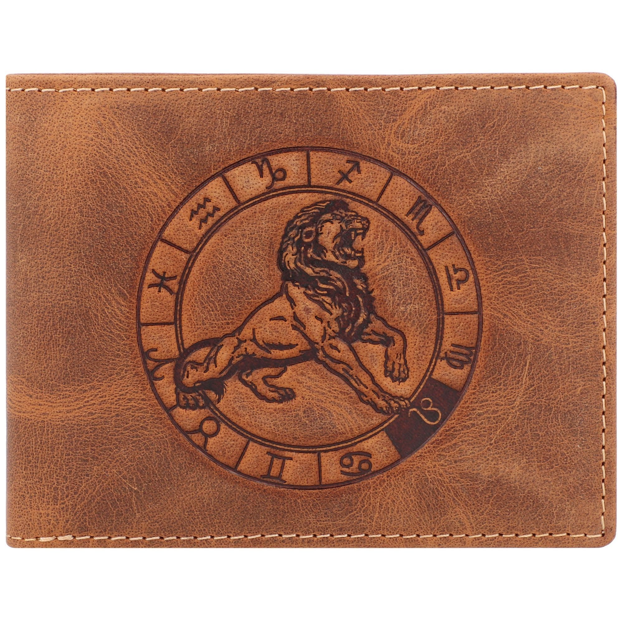 Greenburry Geldbörse Vintage Sternzeichen, Leder günstig online kaufen