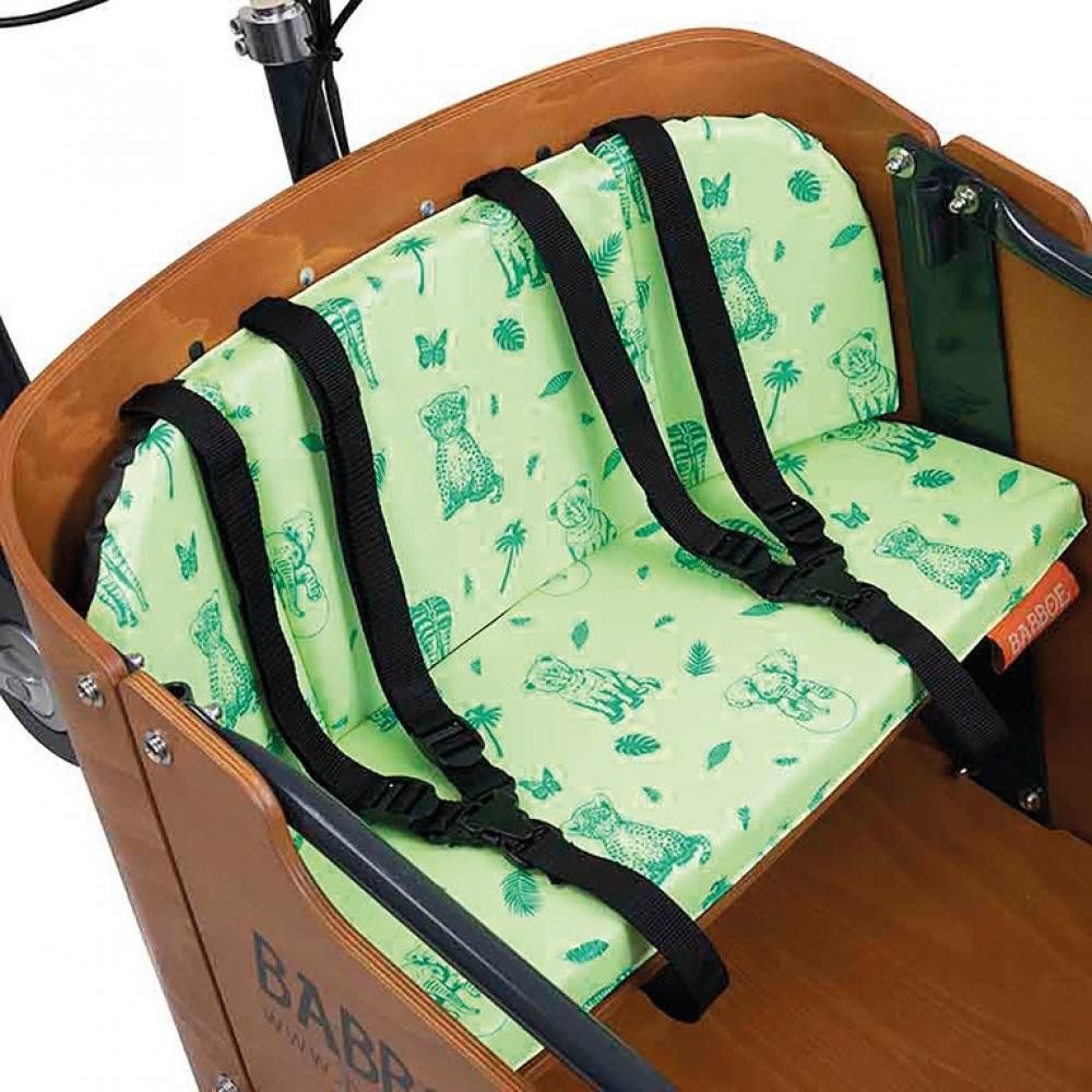 Babboe Sitzkissen Babboe Kissenset Safari Lime für Go