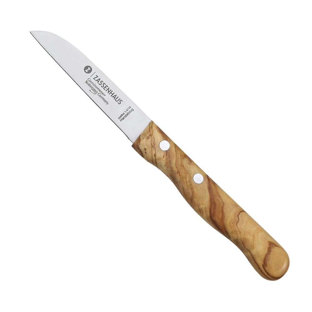ZASSENHAUS Universalküchenmesser Zassenhaus Gemüsemesser Olivenholz gerade