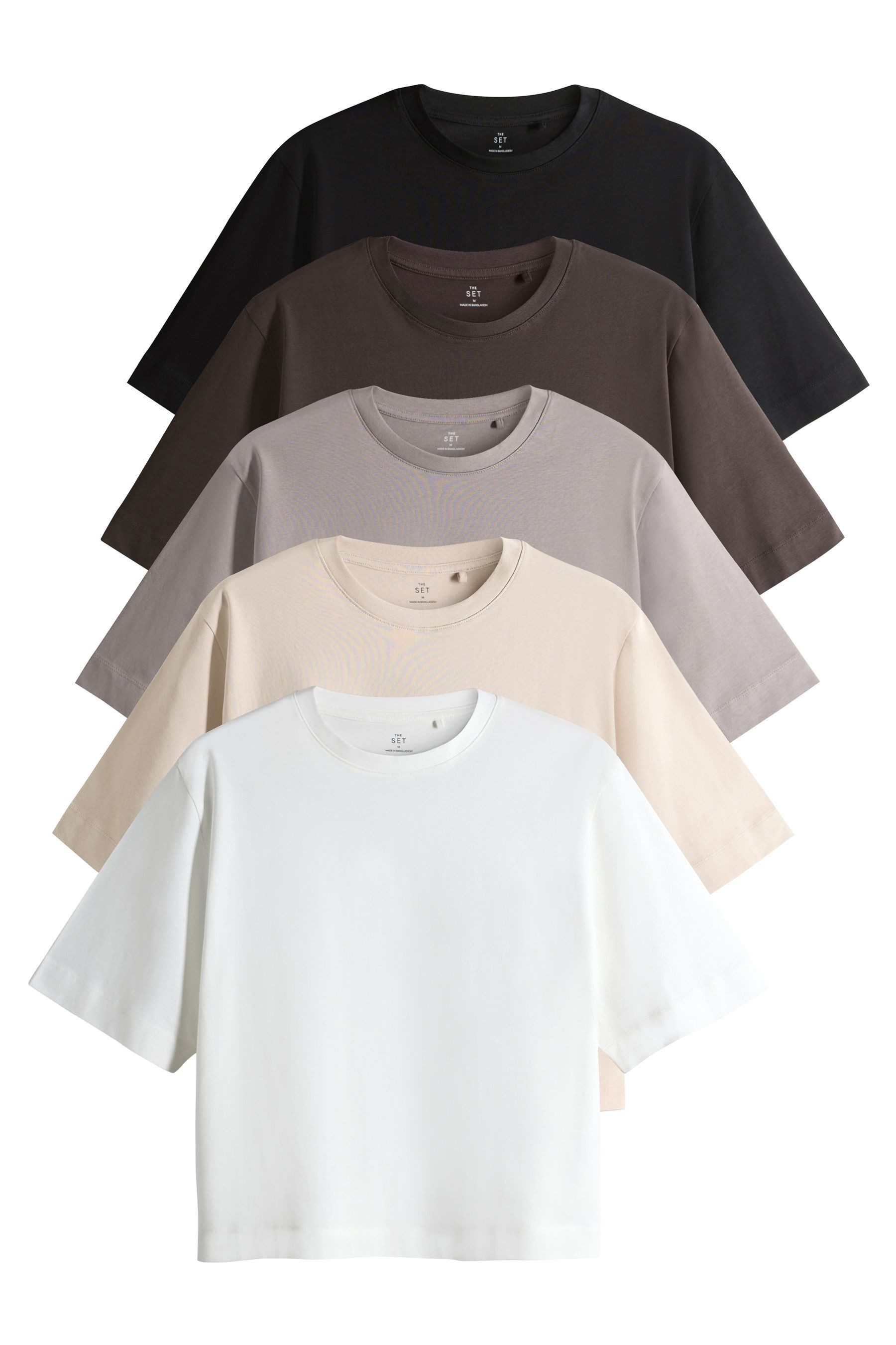 The Set T-Shirt 5er-Pack The Set günstig online kaufen
