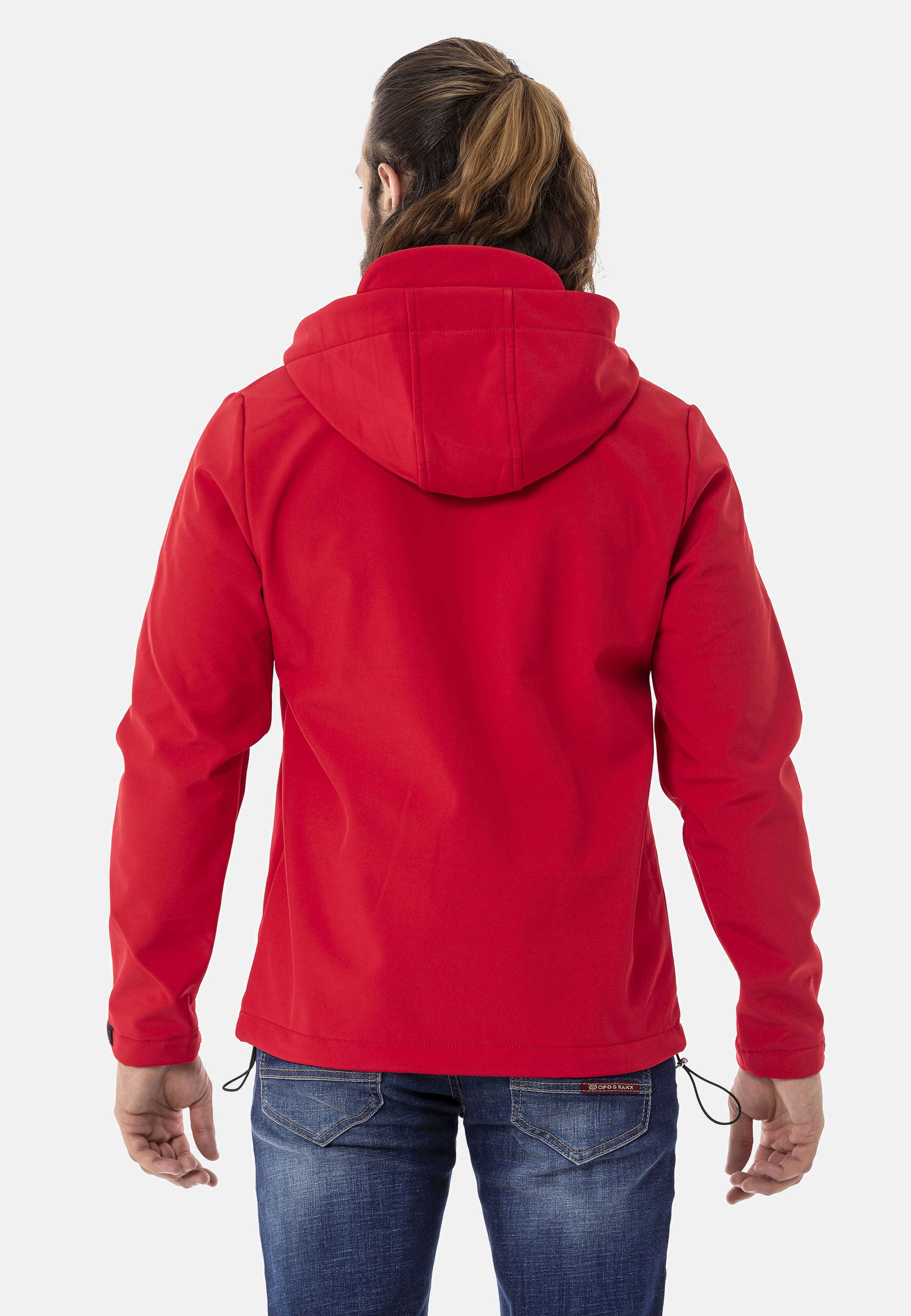 Cipo & Baxx Funktionsjacke "CJ289" im unifarbenen Look