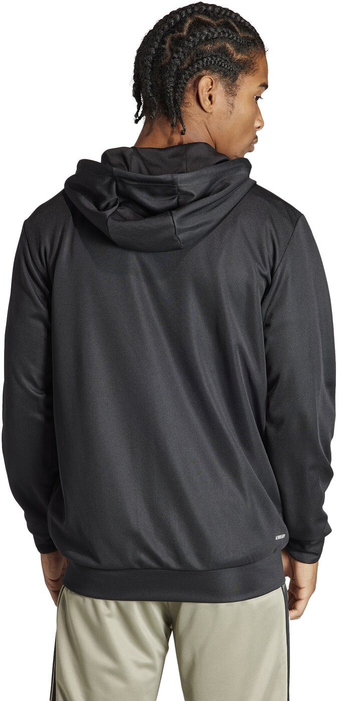 adidas Sportswear Kapuzensweatshirt TR ESS SEA FZ H BLACK