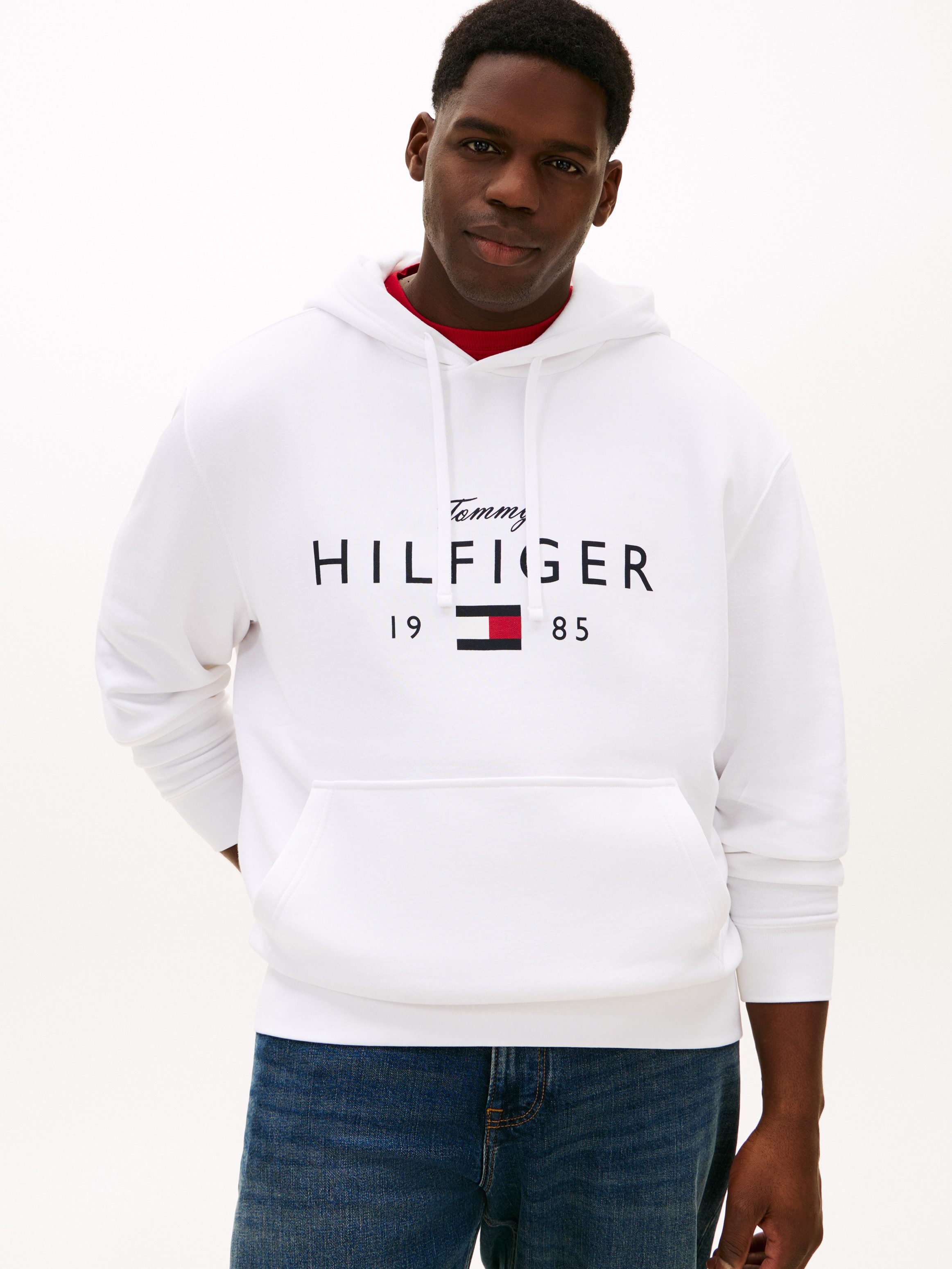 Tommy Hilfiger Big & Tall Hoodie BT-BRANDLOVE BIG HILFIGER mit Logo-Grafik, Große Größen, regular fit