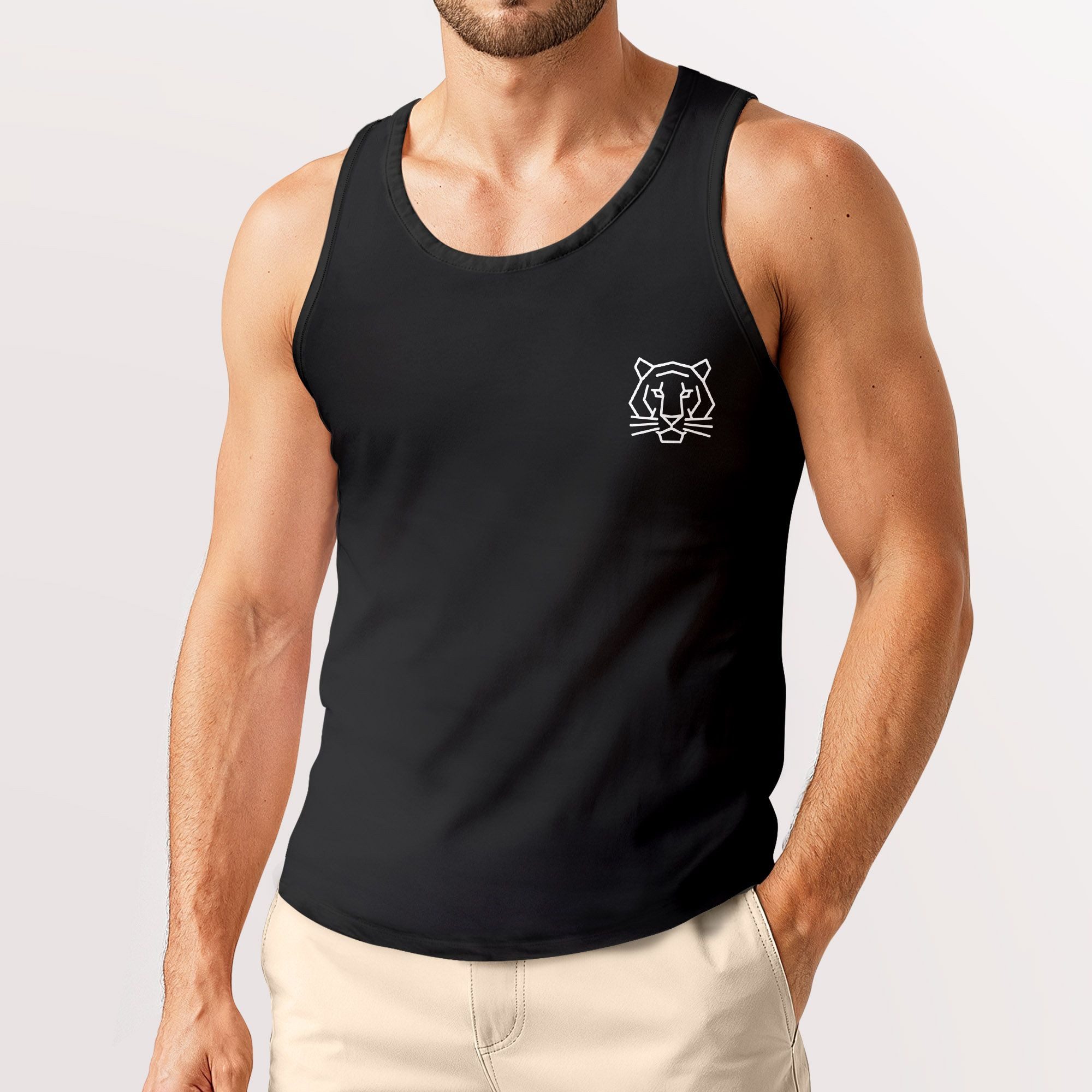 Neverless Tanktop Herren Tank-Top Print Logo günstig online kaufen