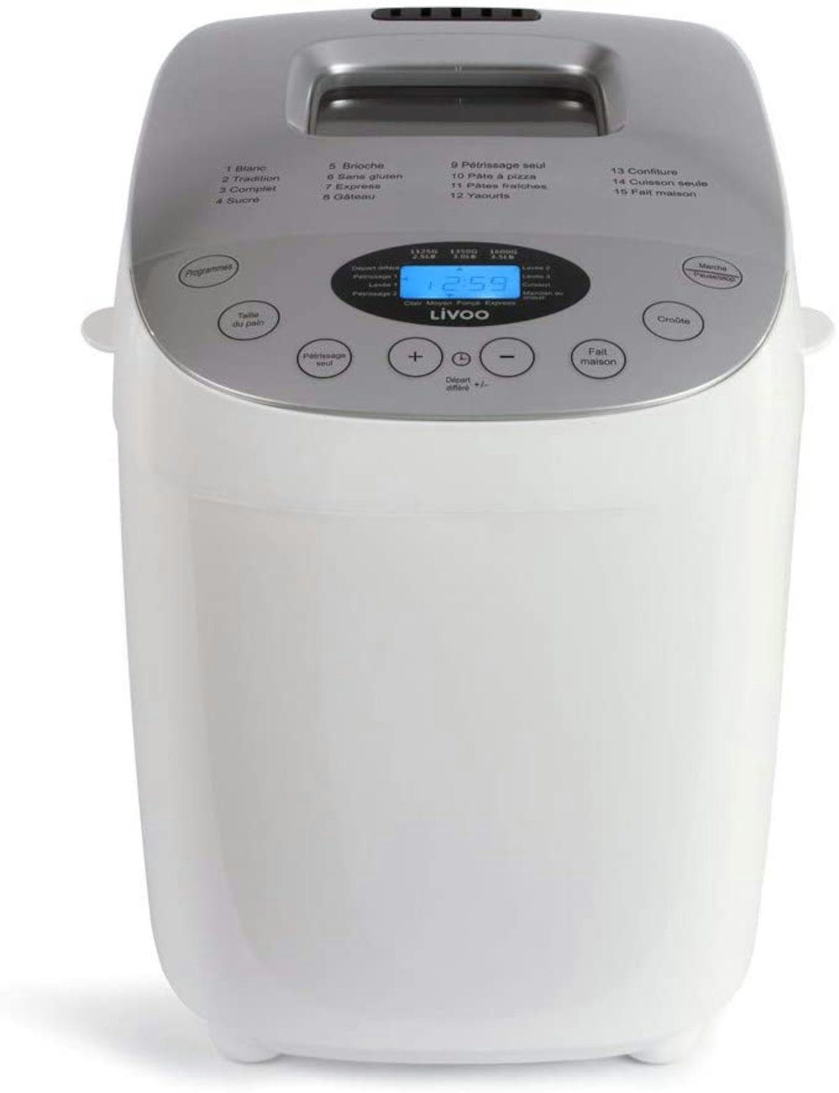 Brotbackautomat DOP205 Brotbackmaschine mit 15 verschiedenen Programmen