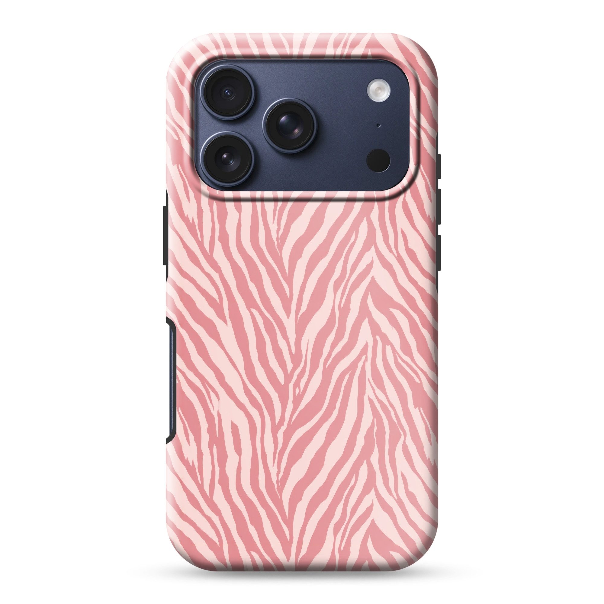 OnlyWow Handyhülle Magsafe für Apple iPhone 17 Pro Zebra - Druck - Rosa, Handy Case, Hardcase, Stoßfest, Bumper Case