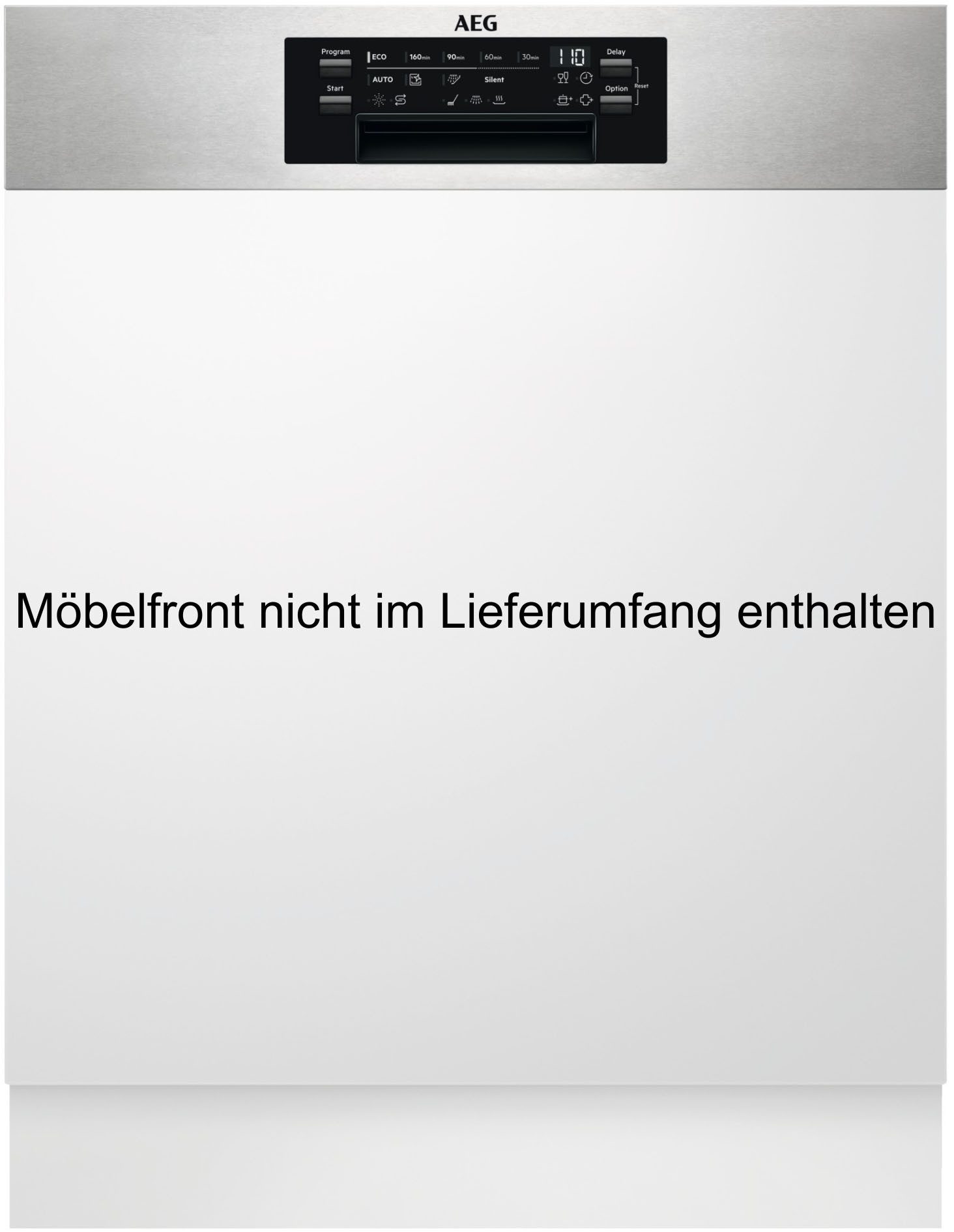 AEG teilintegrierbarer Geschirrspüler 5000 FES7572APM, 14 Maßgedecke, AirDry Technologie