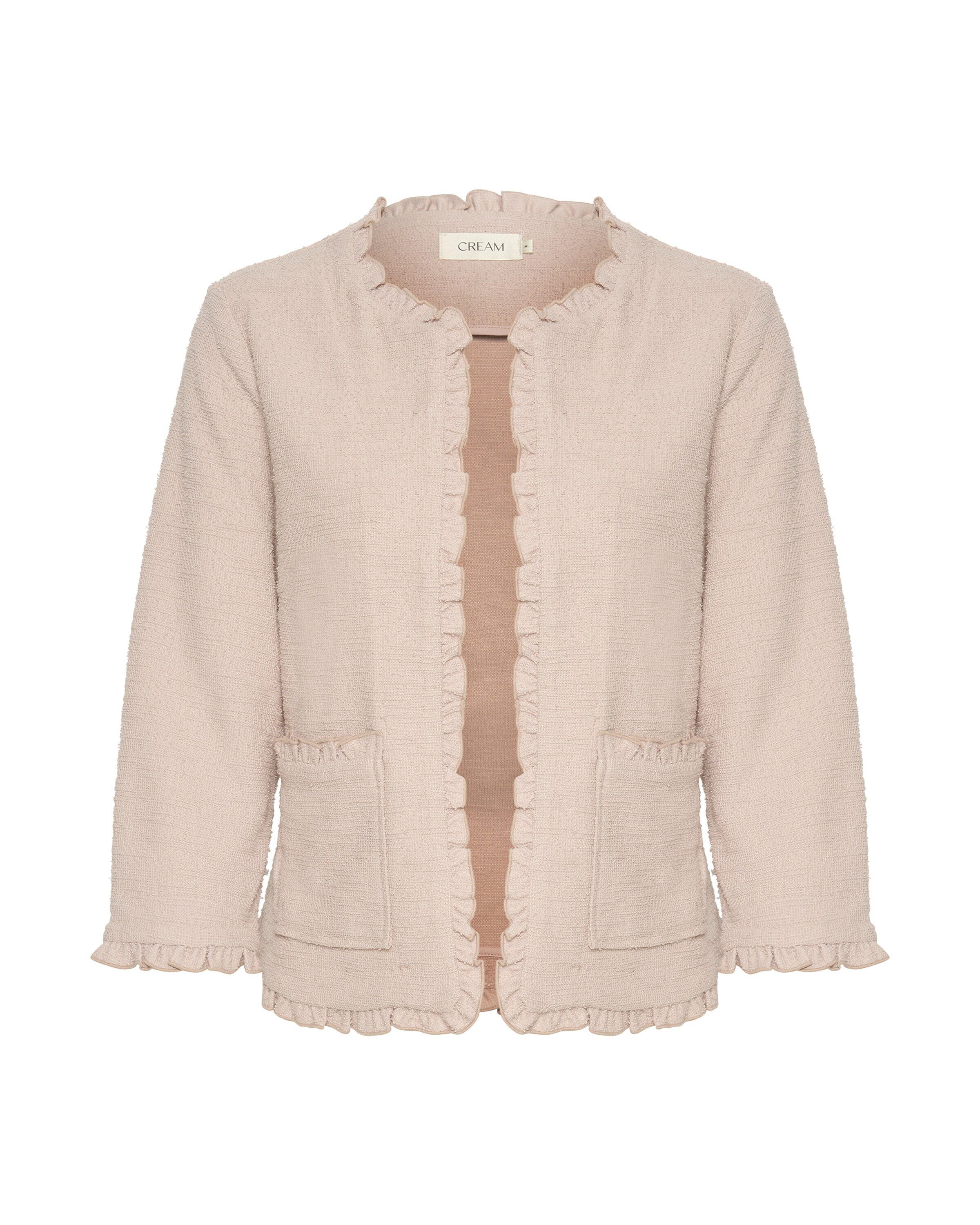Cream Kurzblazer Mellie (1-tlg) Rüschen günstig online kaufen