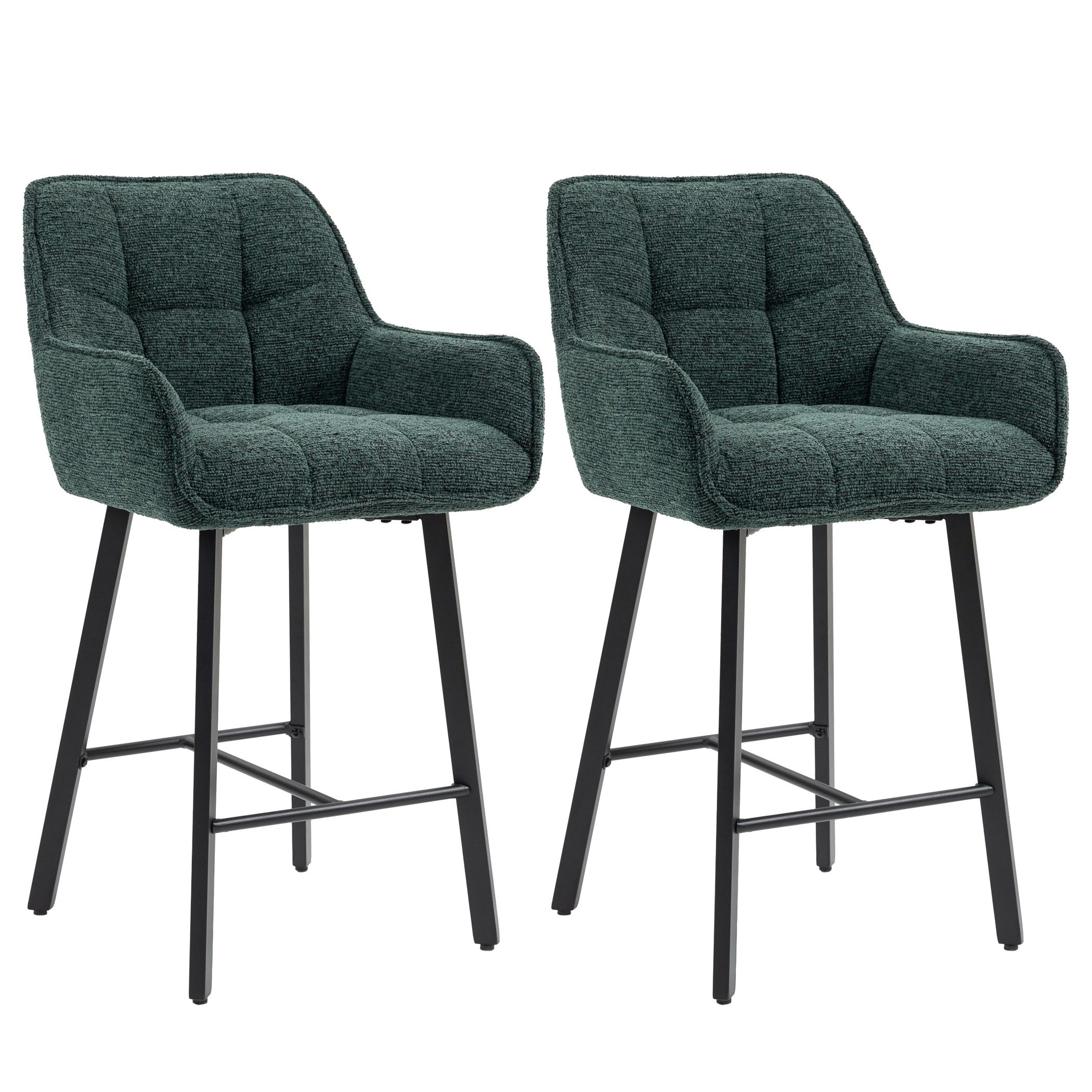 BRTHORY Barhocker 2er Set, höhenverstellbare Küchenhocker mit Rückenlehne ( günstig online kaufen