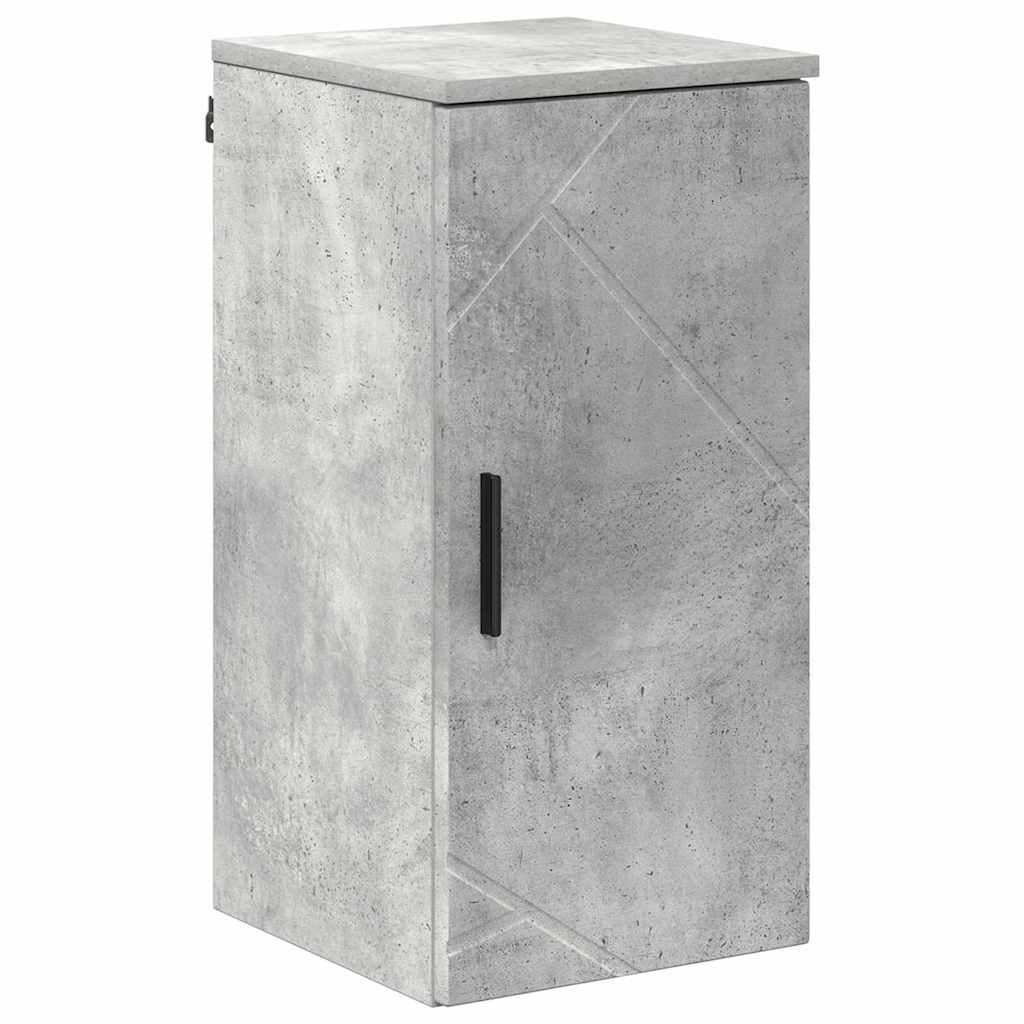 vidaXL Badezimmerspiegelschrank Badezimmer Schrank Betongrau 30 günstig online kaufen