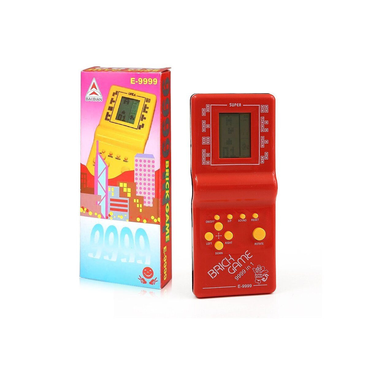 Wisam Retro Konsole Tetris Rot Handheld