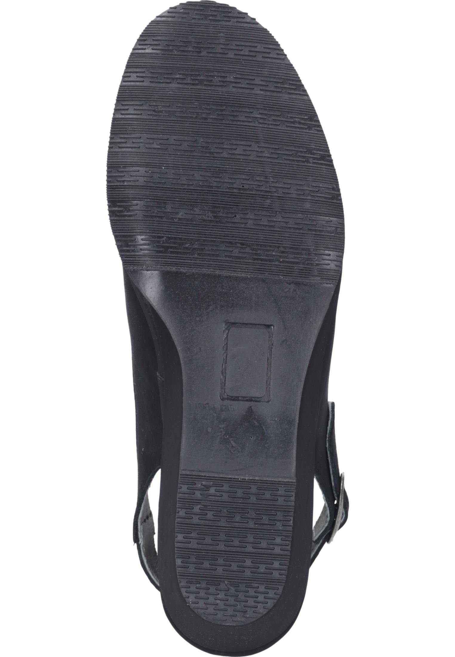 Gummizug Sandalen Comfortabel schwarz mit Sandale