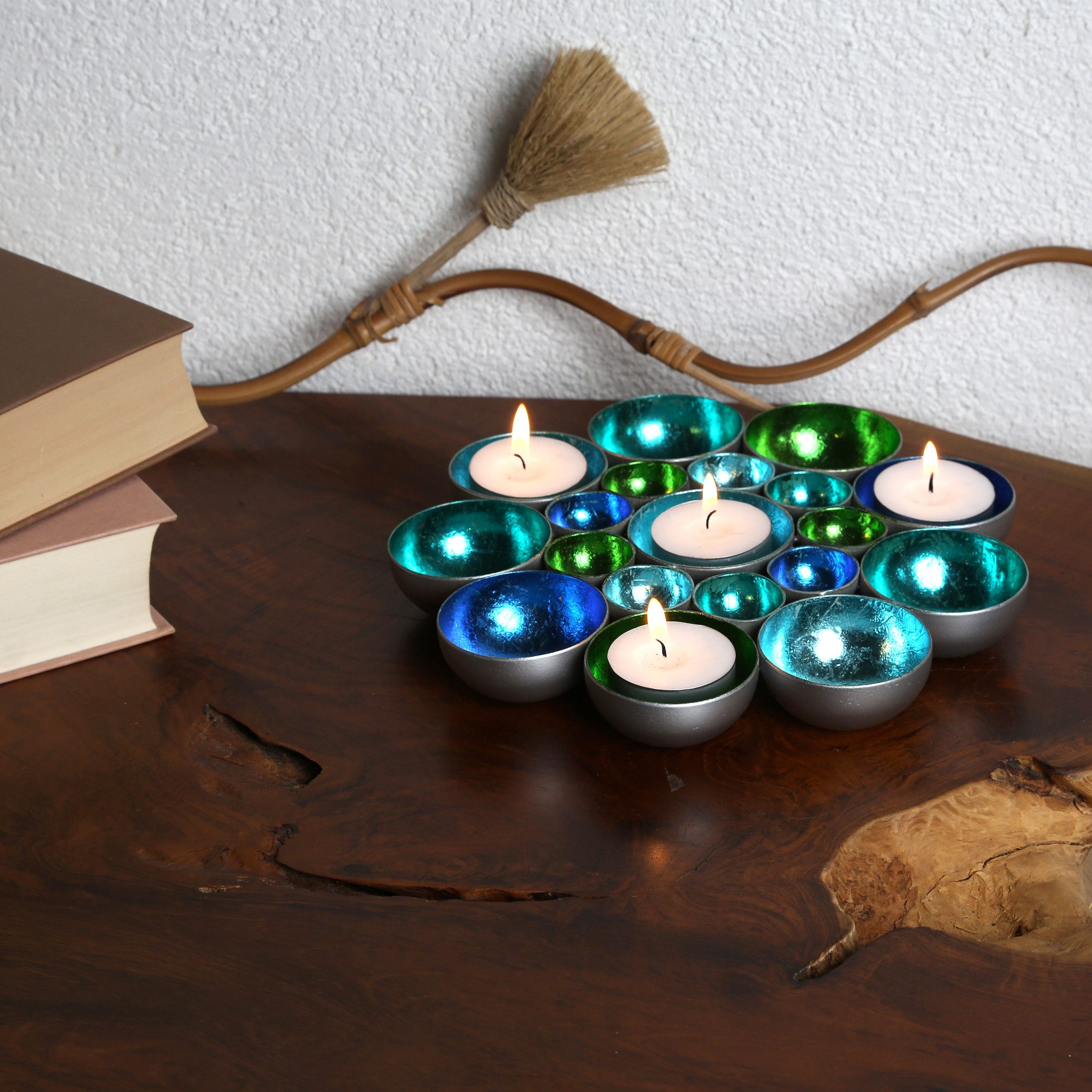 Casa Moro Teelichthalter Kerzenhalter türkis Kerzenständer Marino Windlicht günstig online kaufen