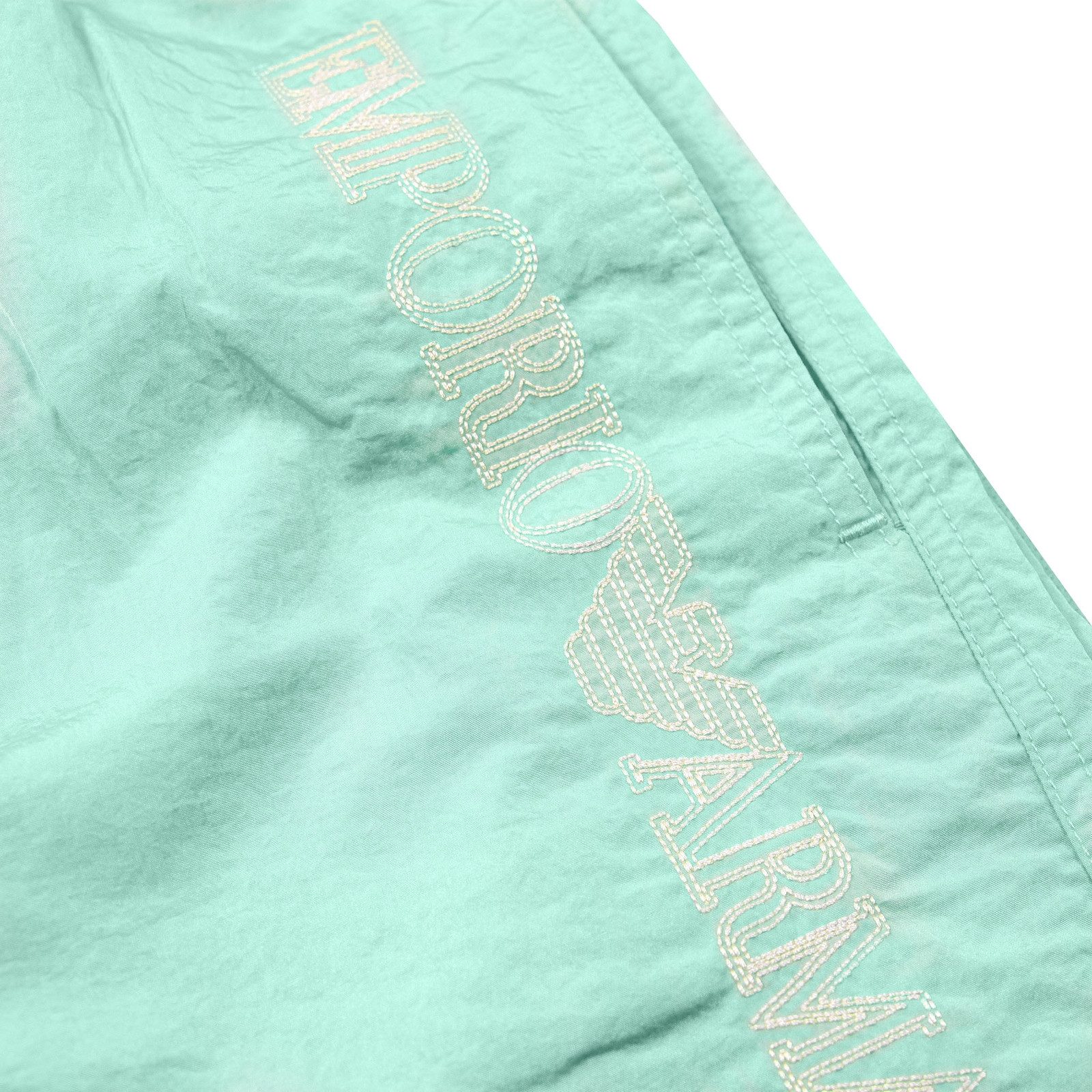 Emporio Armani Badeshorts Boxer Beachwear mit vertikaler Logo-Stickerei