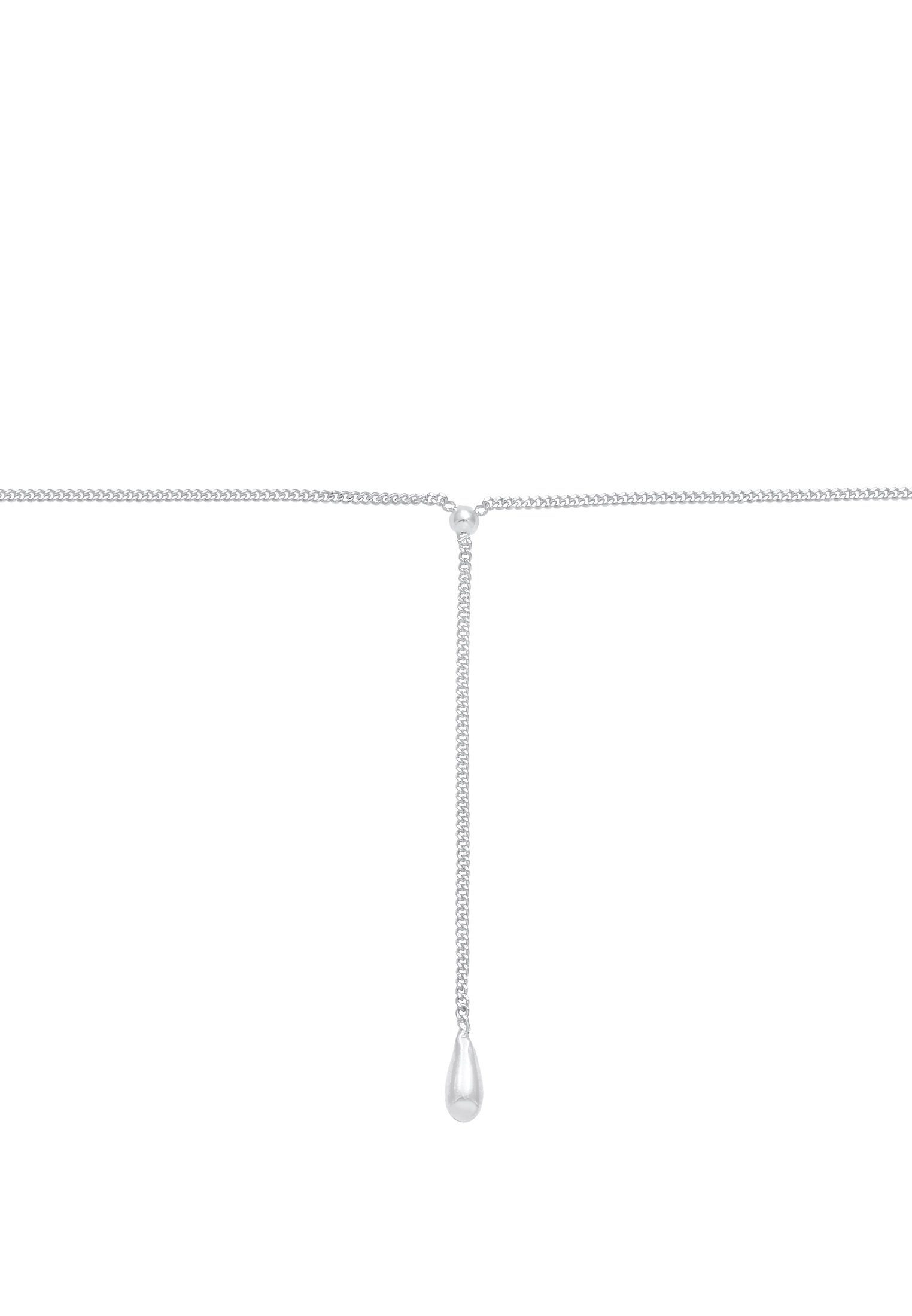 Elli Kette ohne Anhänger Choker Y-kette Tropfen Kugel 925 Silber