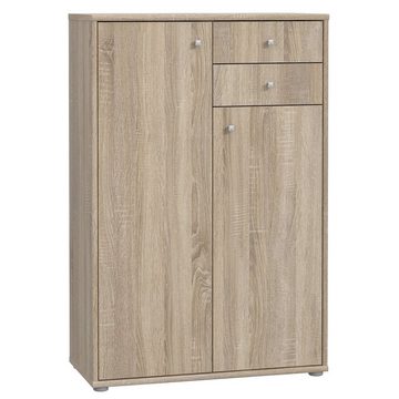 Newroom Kommode Albus, Kommode Sonoma Eiche Modern Sideboard Highboard Büro