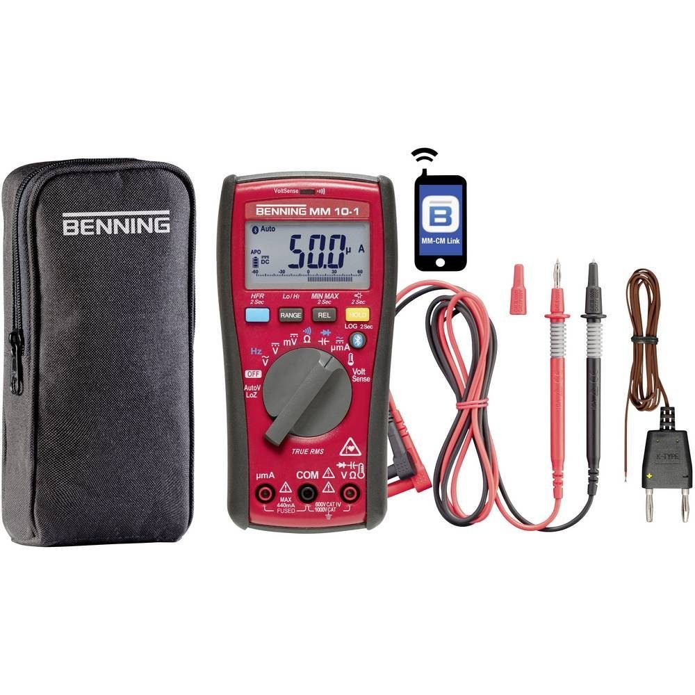 Benning Multimeter Digital Werksstandard Zertifikat) Multimeter, (ohne