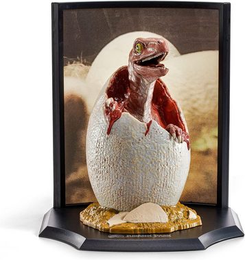 The Noble Collection Sammelfigur Jurassic Park Baby-Velociraptor Ei, offiziell lizensiertes Merchandise
