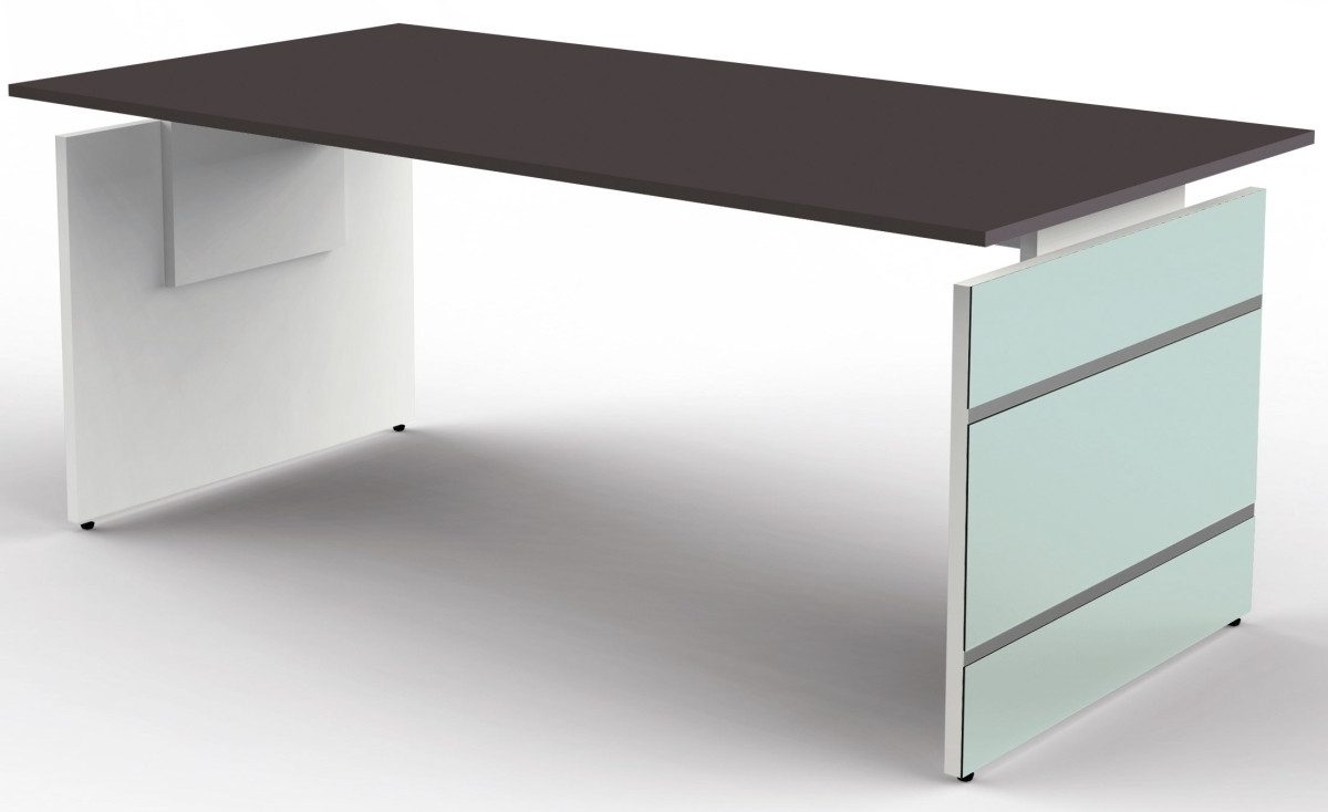 KERKMANN Schreibtisch Schreibtisch Aveto Wangengestell 180x80x68-76cm höhenverstellbar anthr